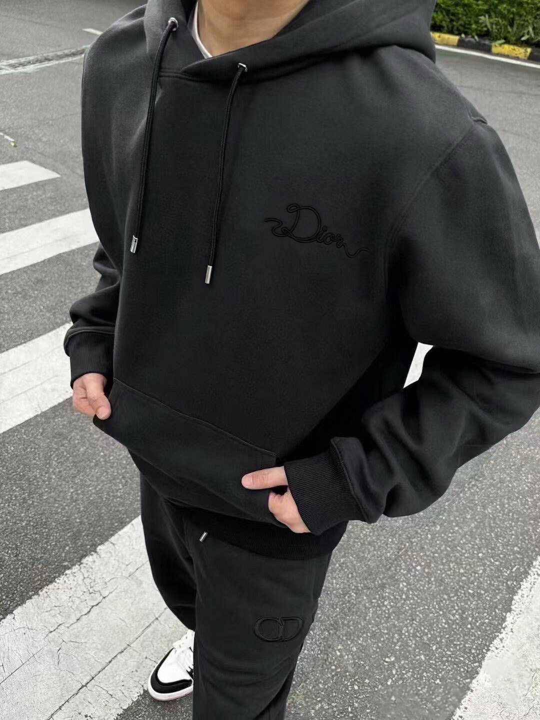 Dior 디올 리본 로고 후드 맨투맨 11