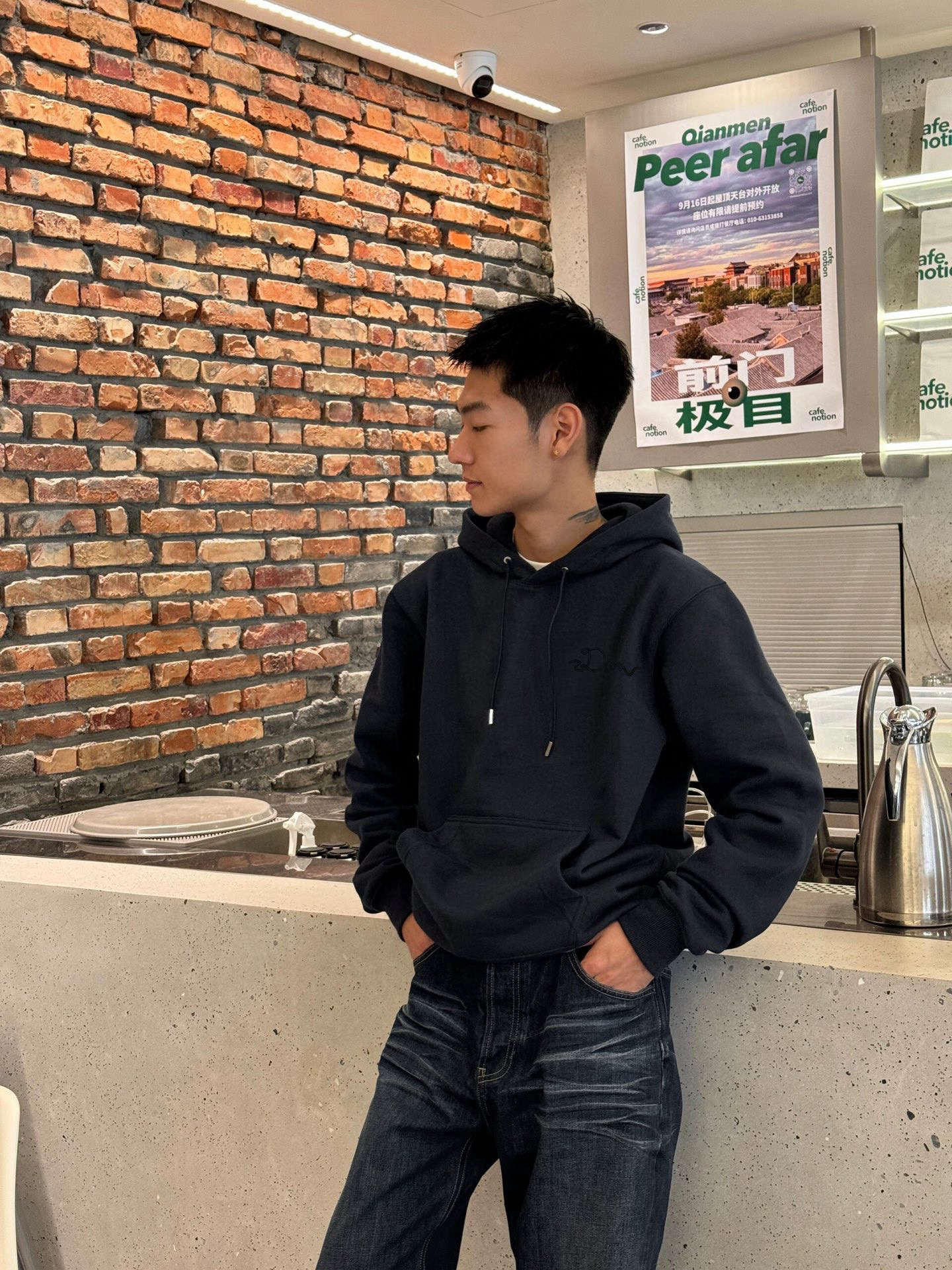 Dior 디올 리본 로고 후드 맨투맨 13