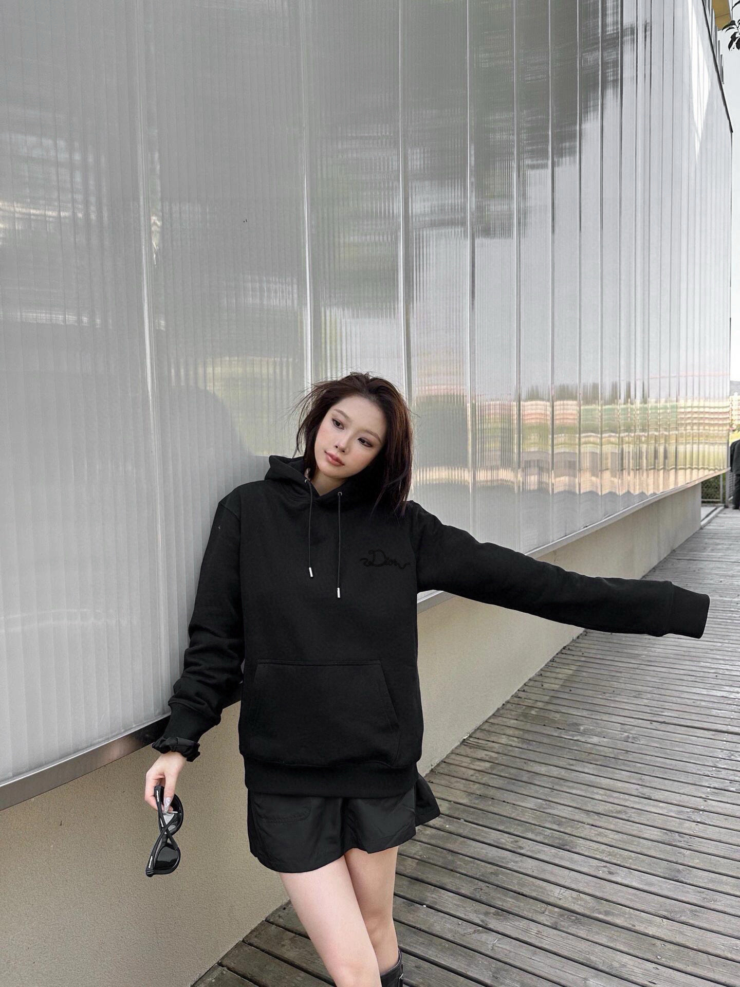 Dior 디올 리본 로고 후드 맨투맨 14