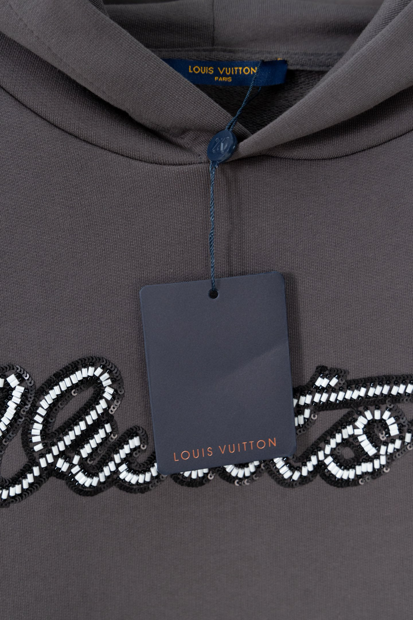 Louis Vuitton 루이비통 루이 비통 진주 장식 로고 후드 티셔츠 27