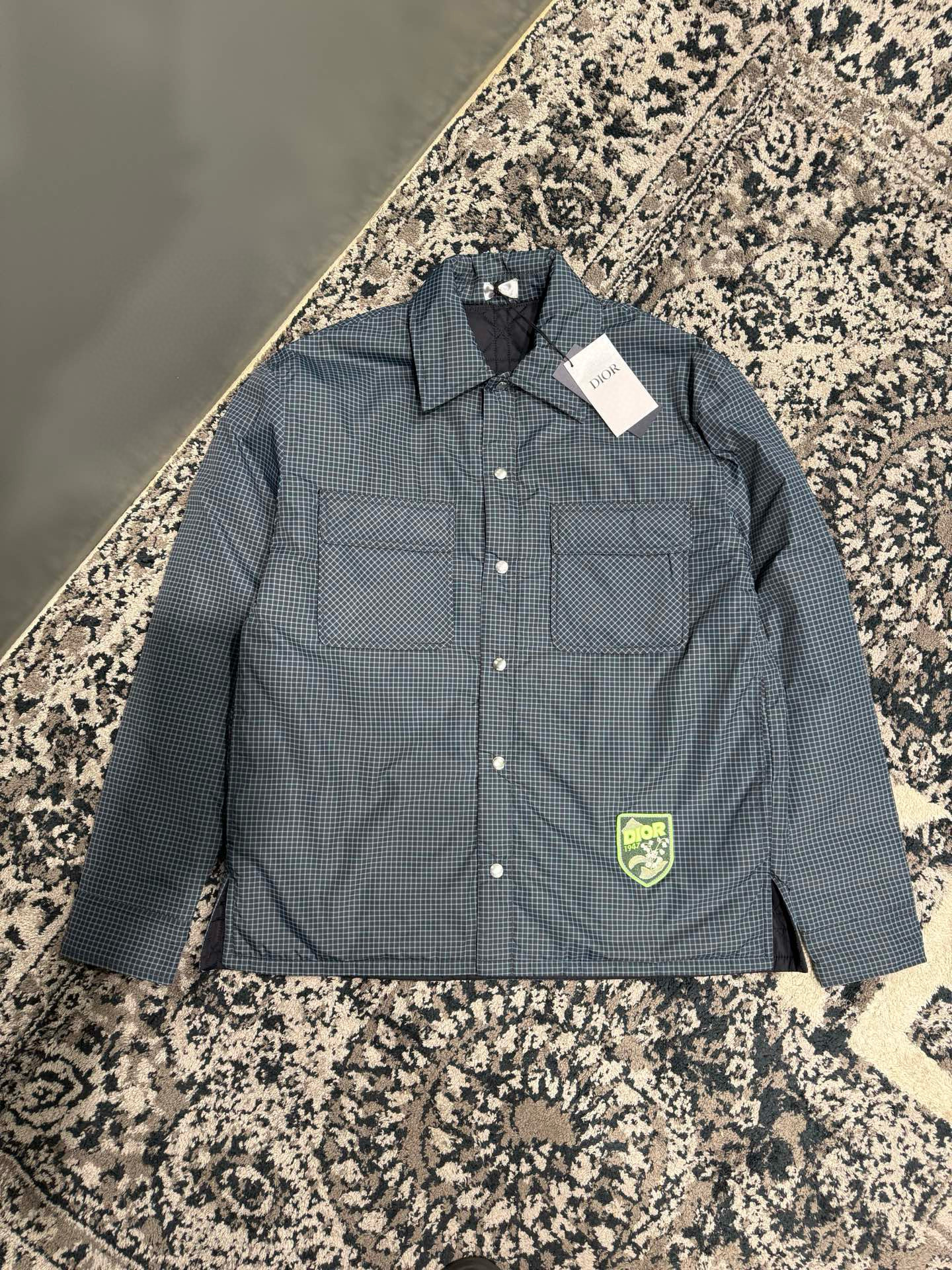 Dior 디올 마운틴 체크 코튼 셔츠 재킷 7