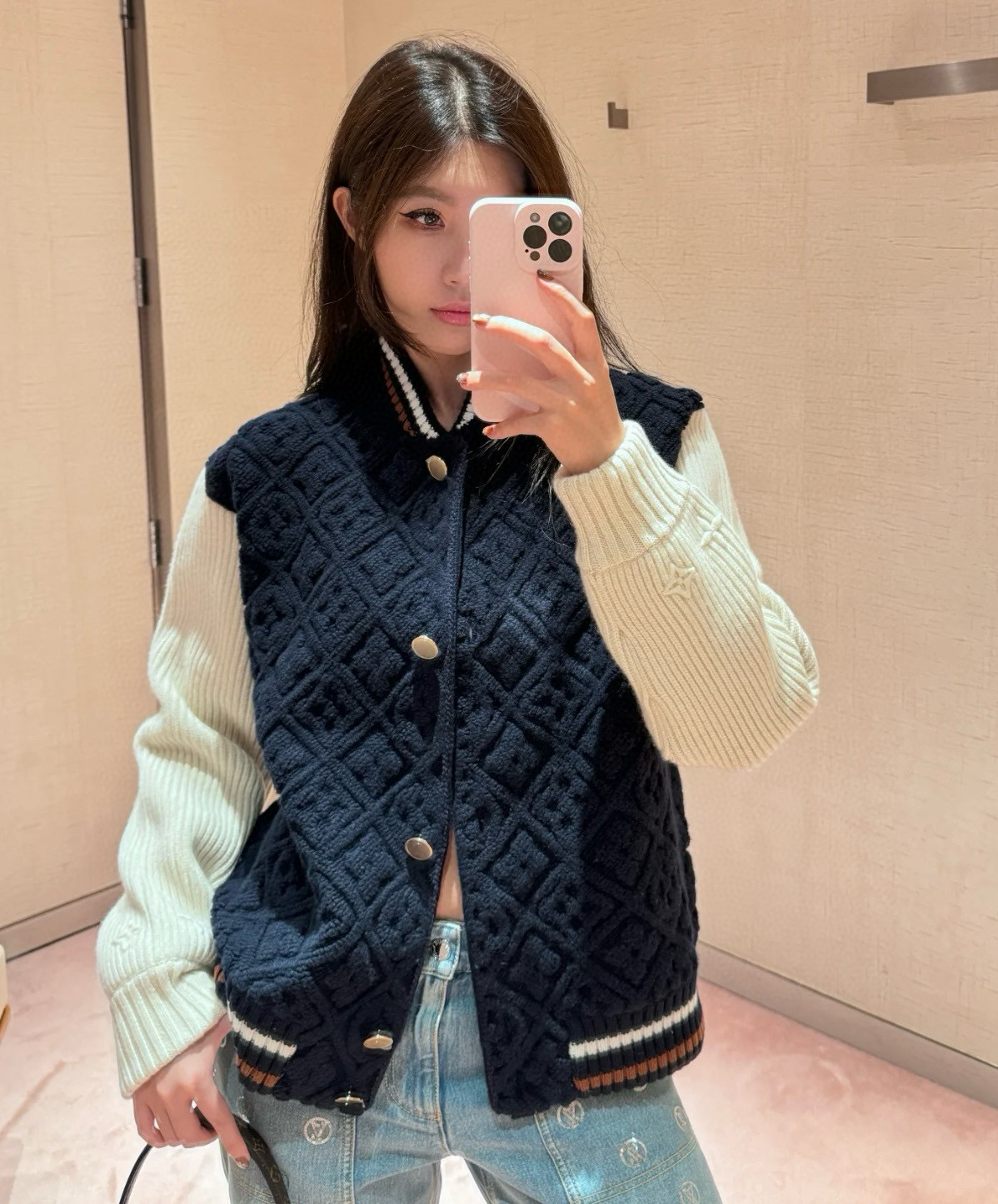 Louis Vuitton 루이비통 루이 비통 모노그램 니트 바시티 가디건 5