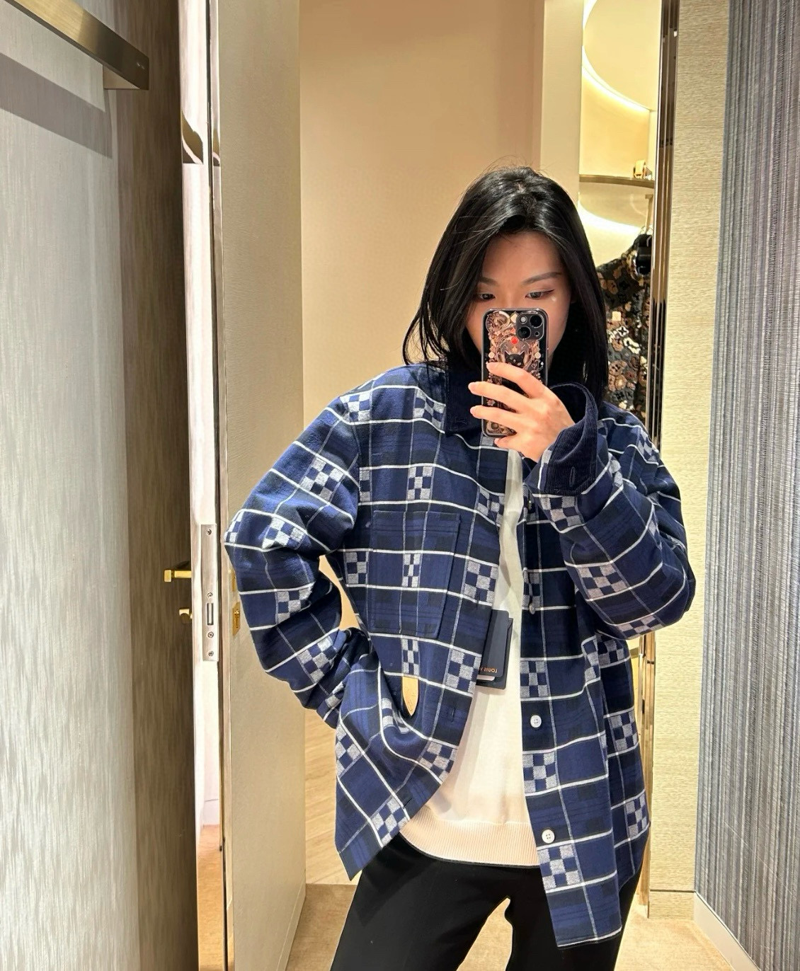 Louis Vuitton 루이비통 다미에 체크 코튼 셔츠 4