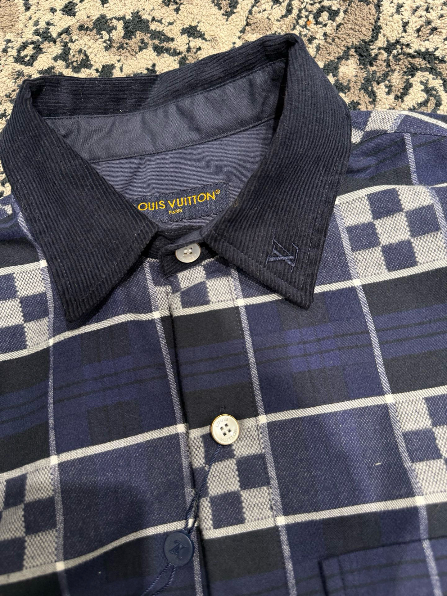 Louis Vuitton 루이비통 다미에 체크 코튼 셔츠 12