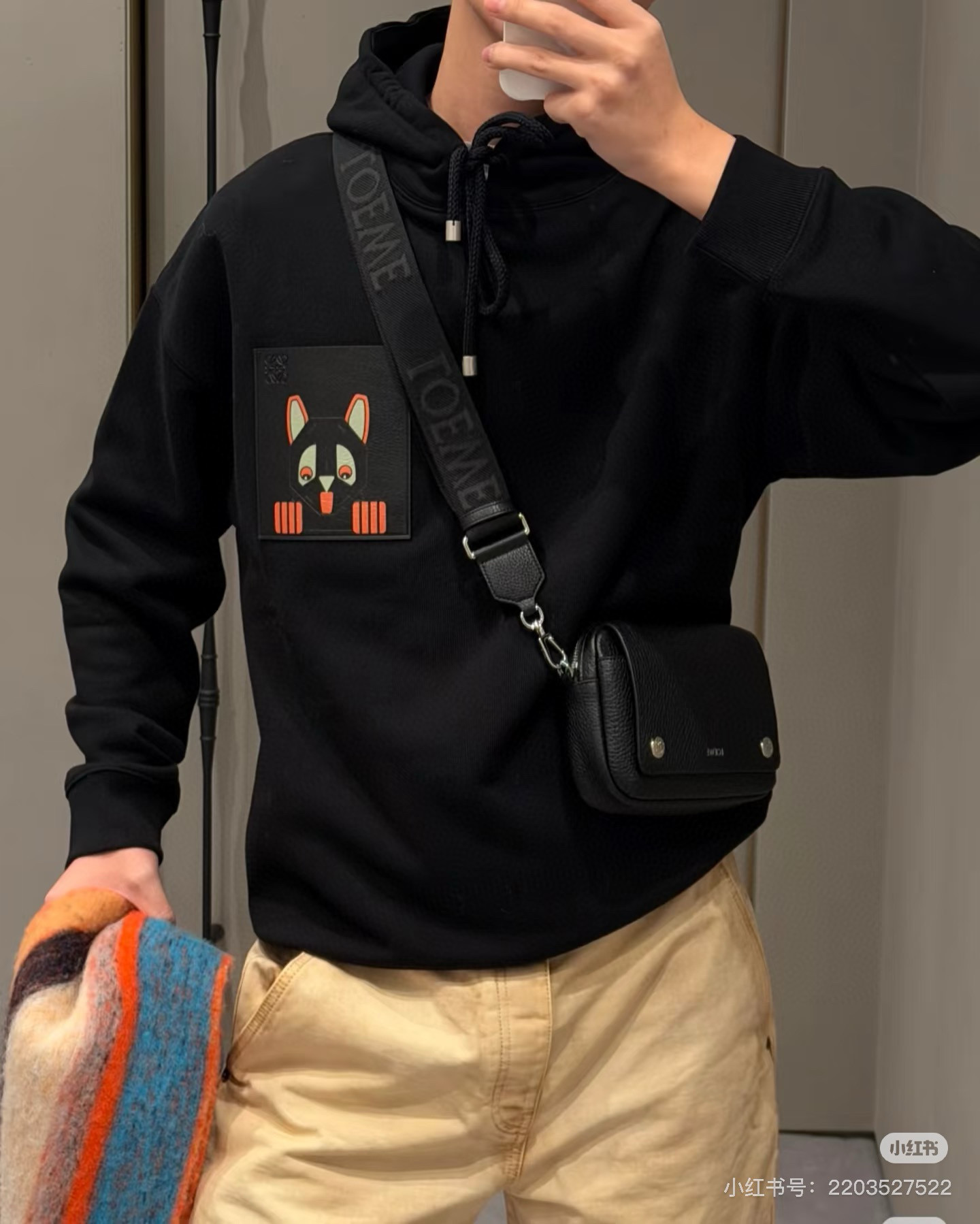 Loewe 로에베 루이스 웨인 캣 패치 오버핏 후드티 5