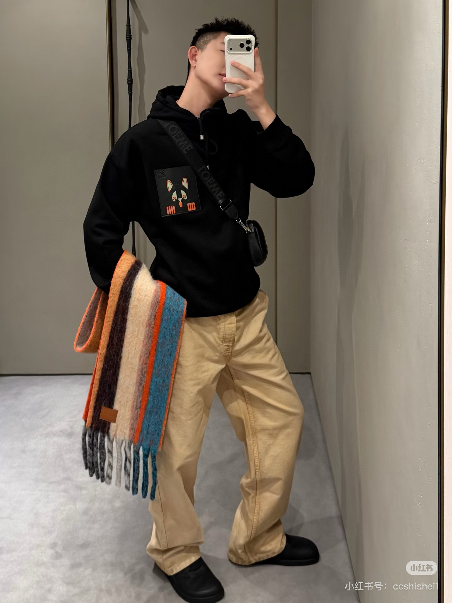 Loewe 로에베 루이스 웨인 캣 패치 오버핏 후드티 6