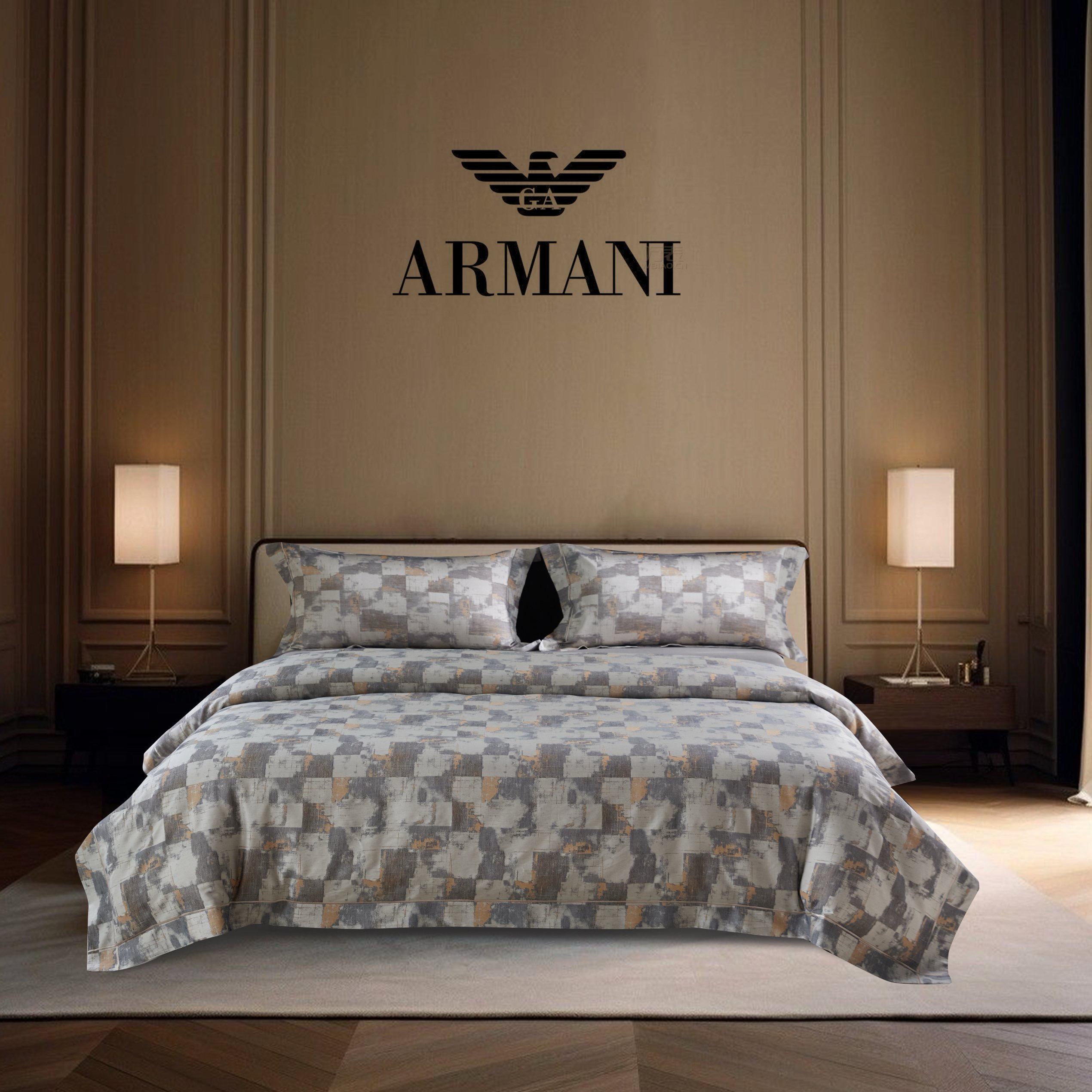 Armani 아르마니 호텔 스타일 저자극 코튼 침구 세트 1