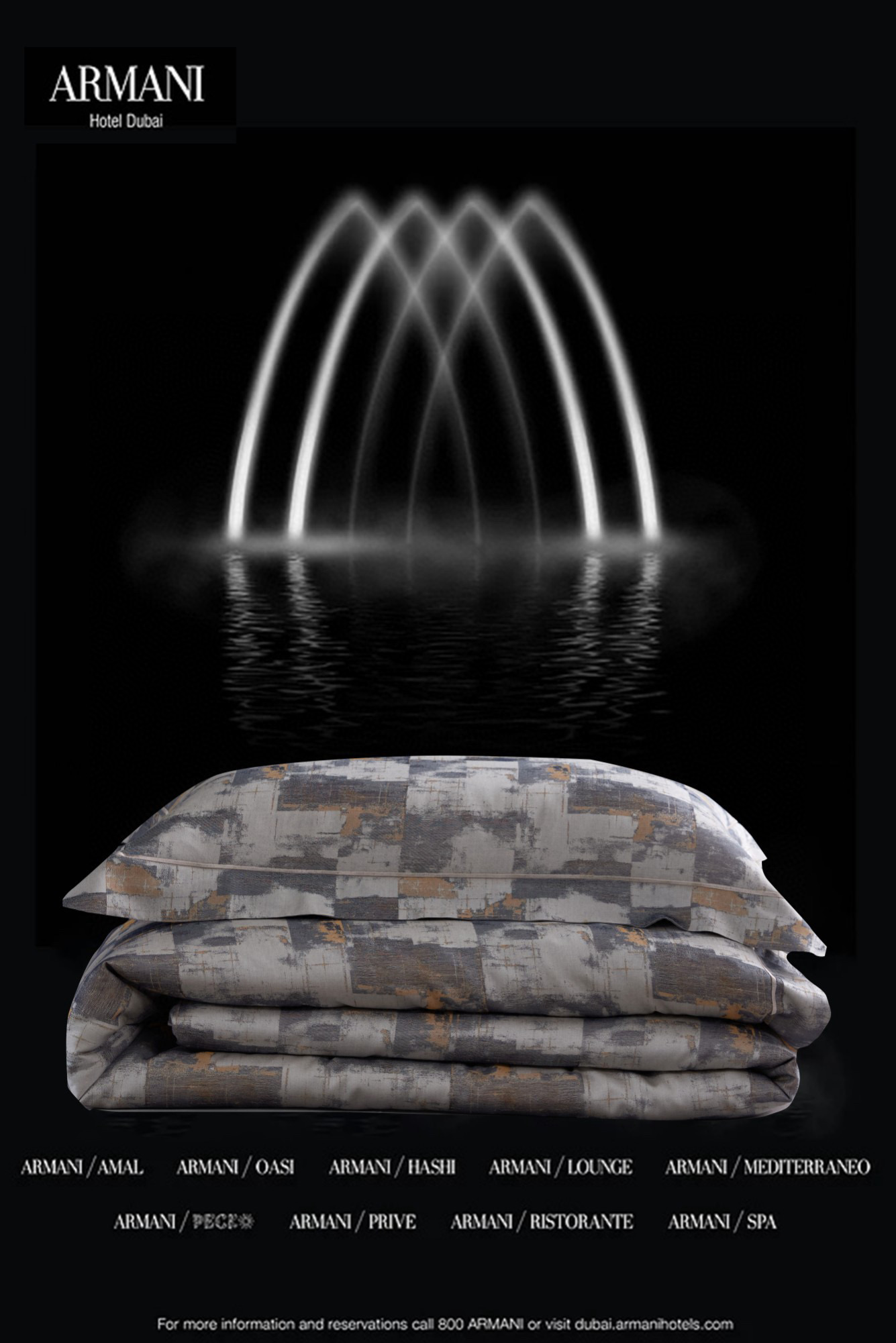 Armani 아르마니 호텔 스타일 저자극 코튼 침구 세트 5