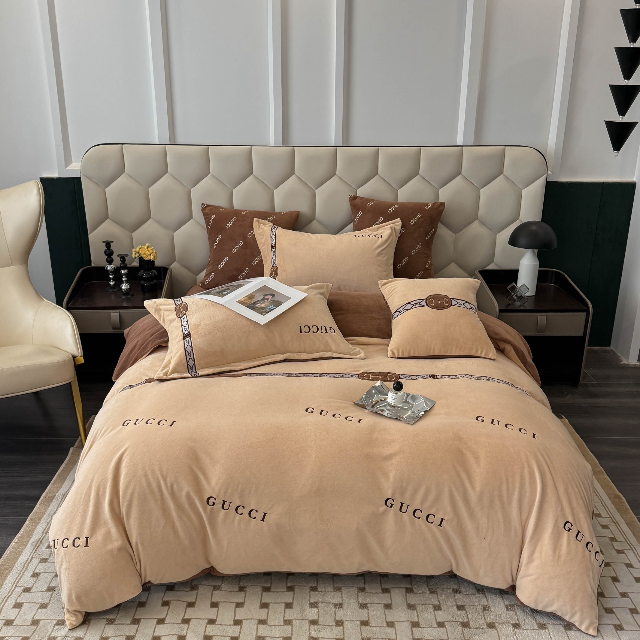 Gucci 구찌 고중량 유아벨벳 침구세트 1
