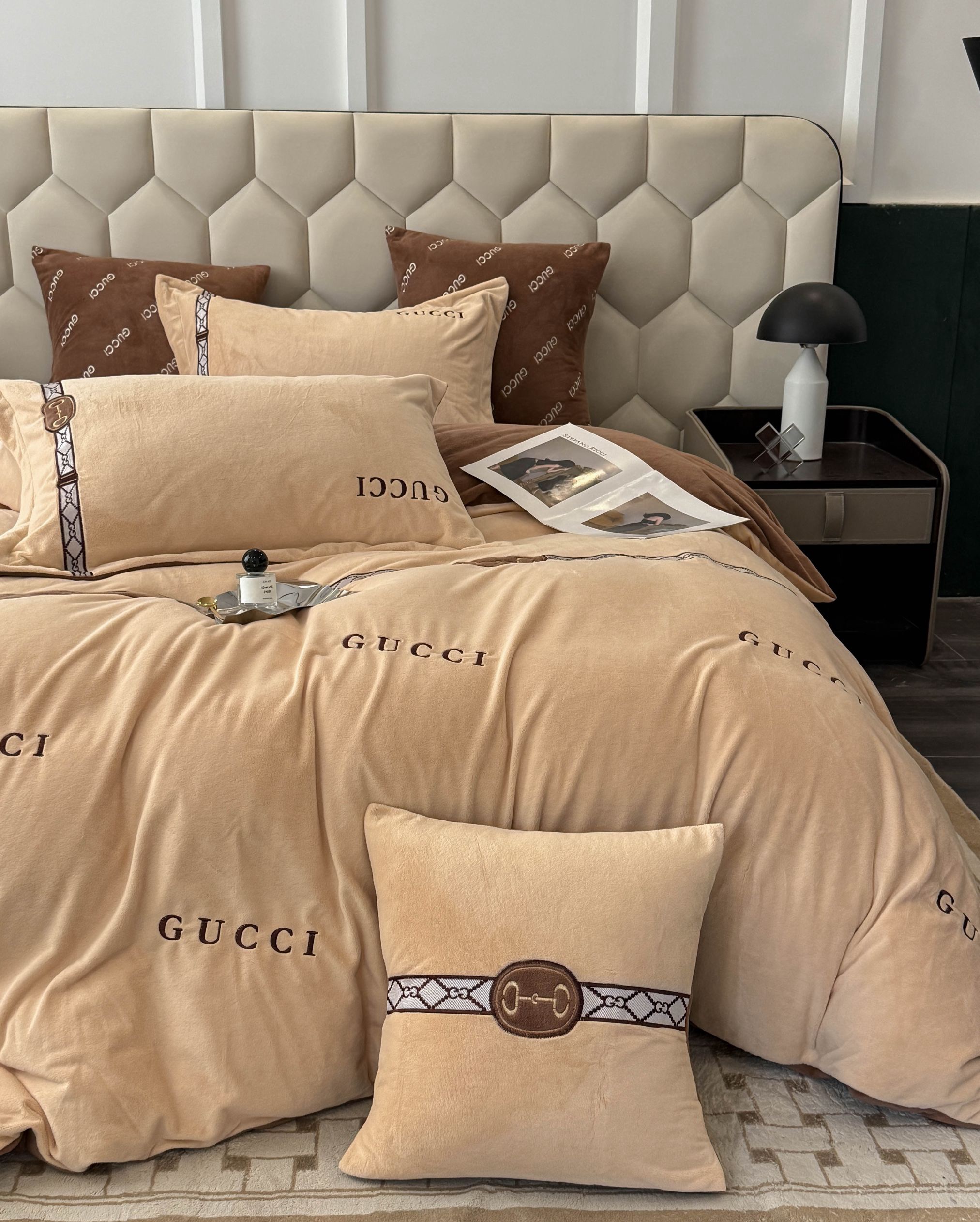 Gucci 구찌 고중량 유아벨벳 침구세트 3