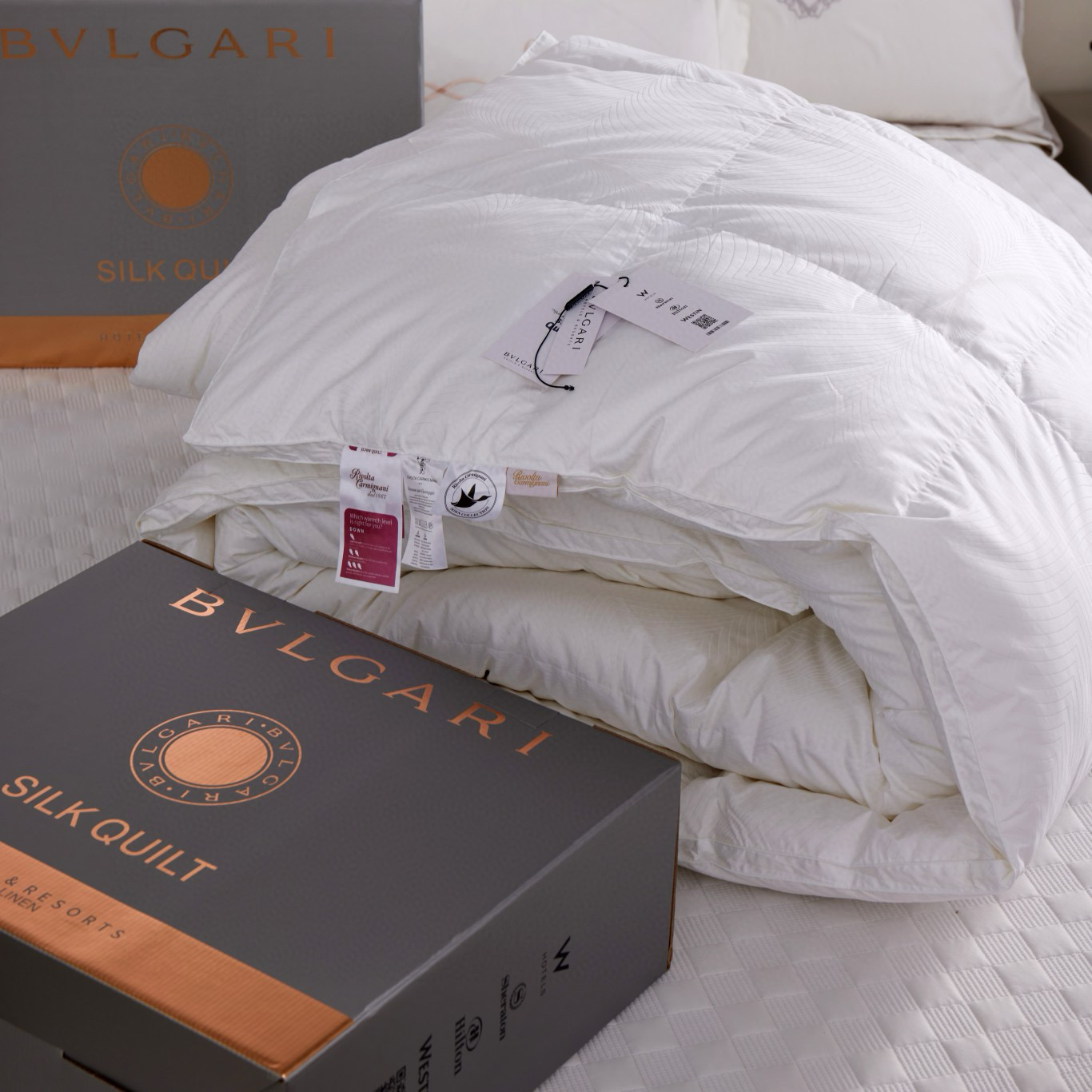 Rivolta Carmignani 리볼타 카르미냐니 핑크 구스다운 호텔 이불 10