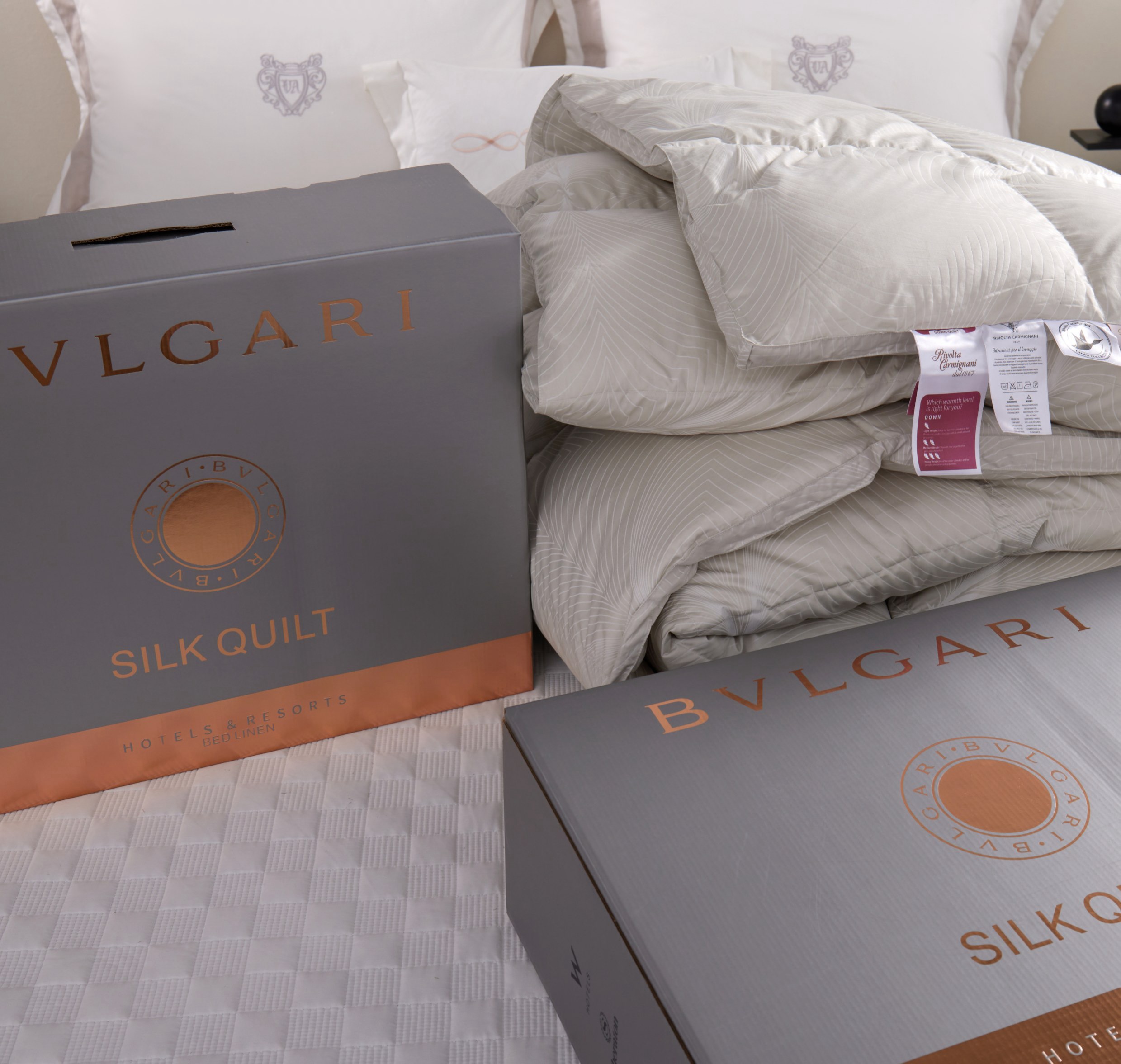 Rivolta Carmignani 리볼타 카르미냐니 핑크 구스다운 호텔 이불 11