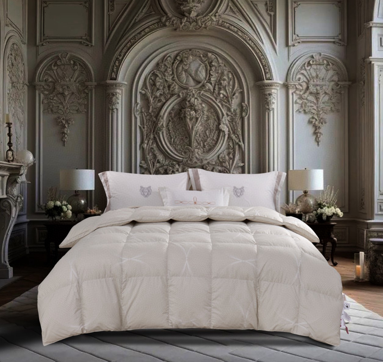 Rivolta Carmignani 리볼타 카르미냐니 이탈리아 호텔 스타일 구스다운 이불 1