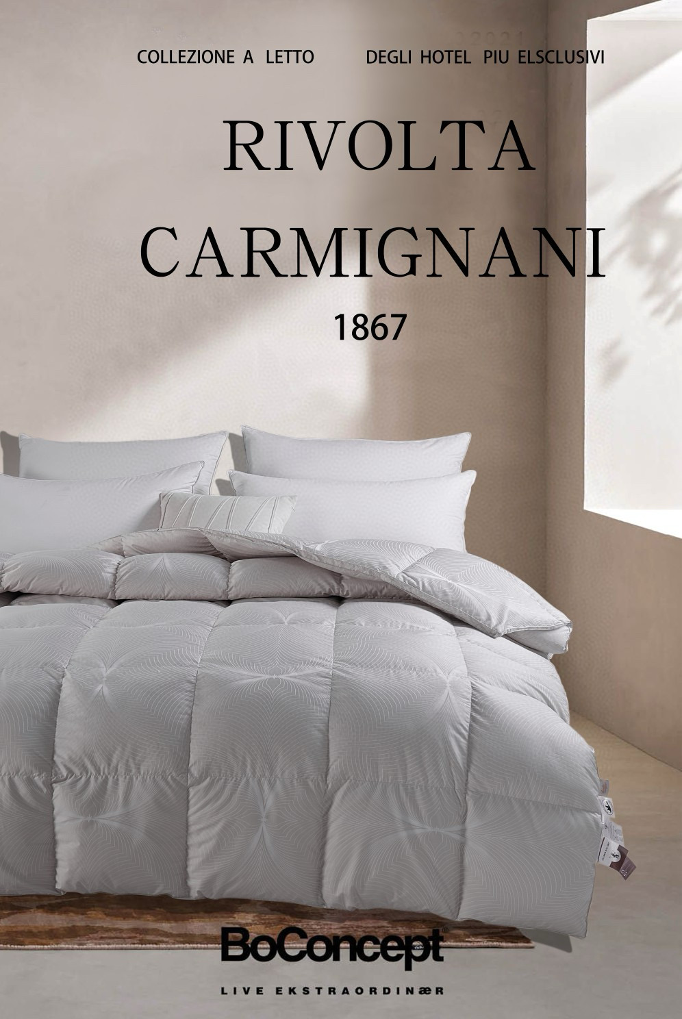 Rivolta Carmignani 리볼타 카르미냐니 이탈리아 호텔 스타일 구스다운 이불 2