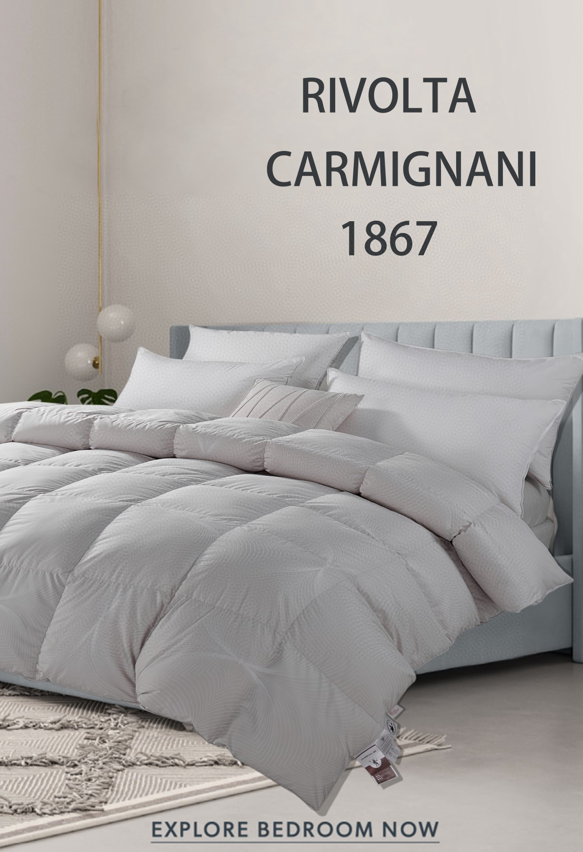 Rivolta Carmignani 리볼타 카르미냐니 이탈리아 호텔 스타일 구스다운 이불 3