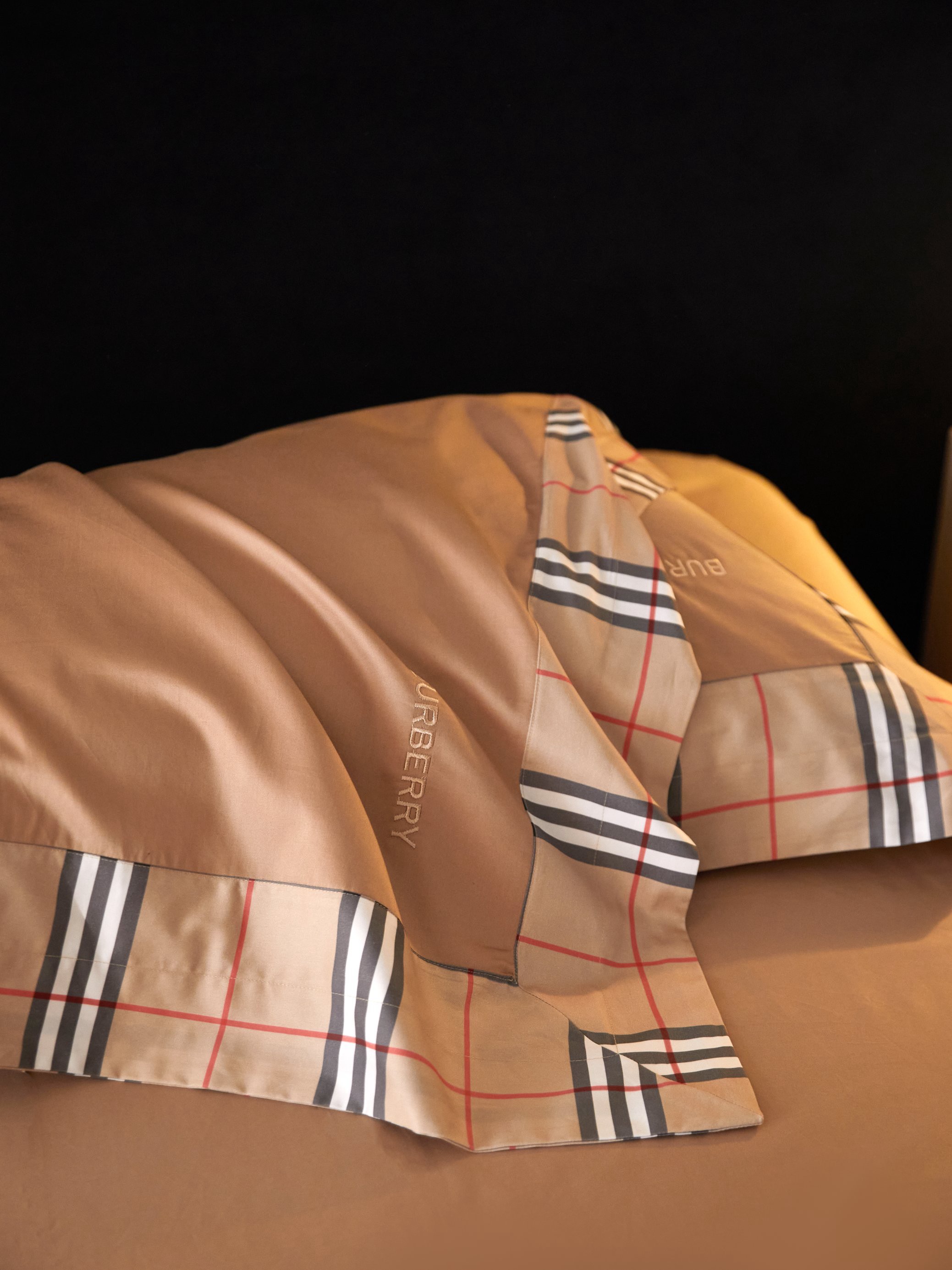 Burberry 버버리 체크 베이지 침구 세트 6