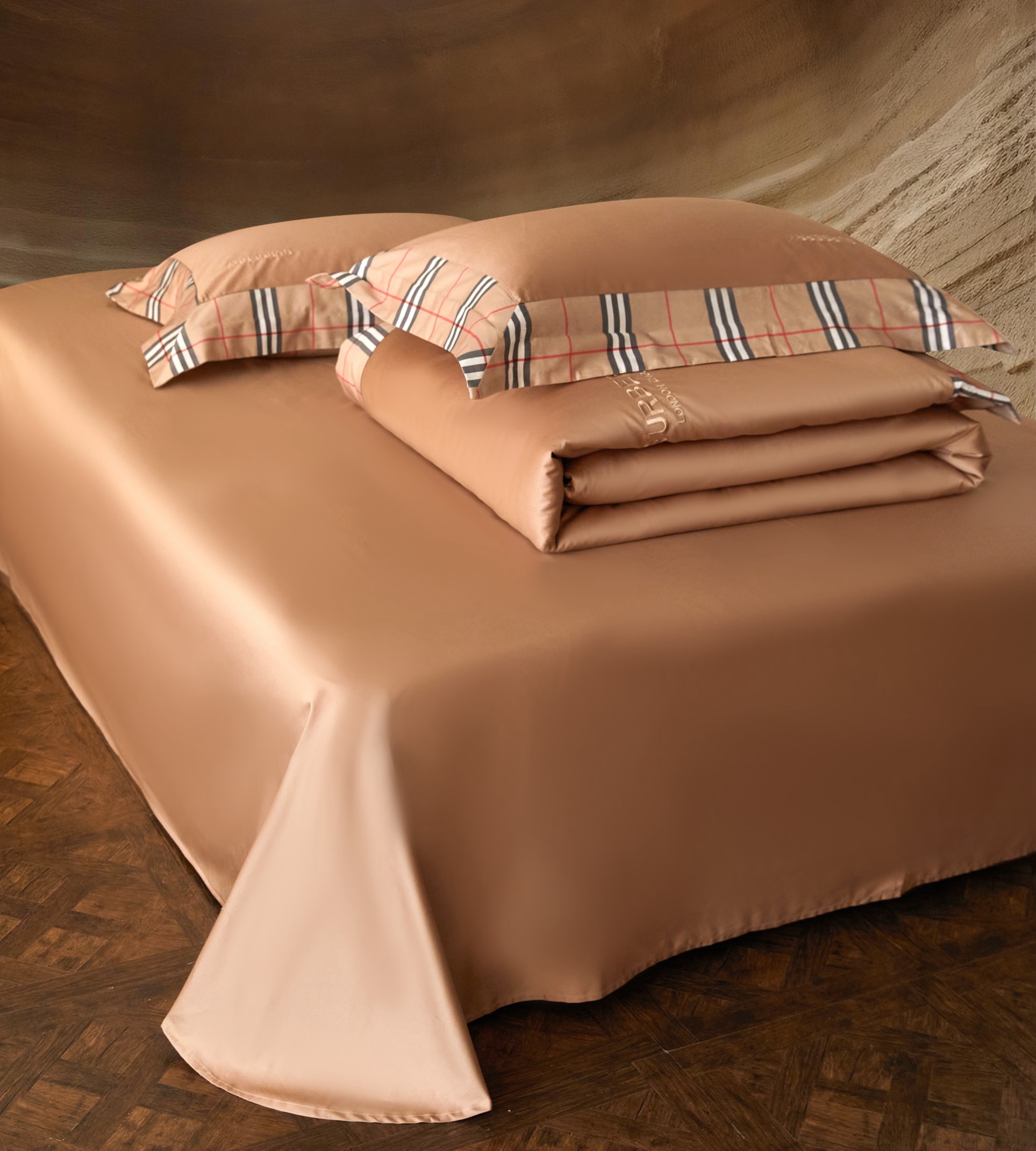 Burberry 버버리 체크 베이지 침구 세트 7