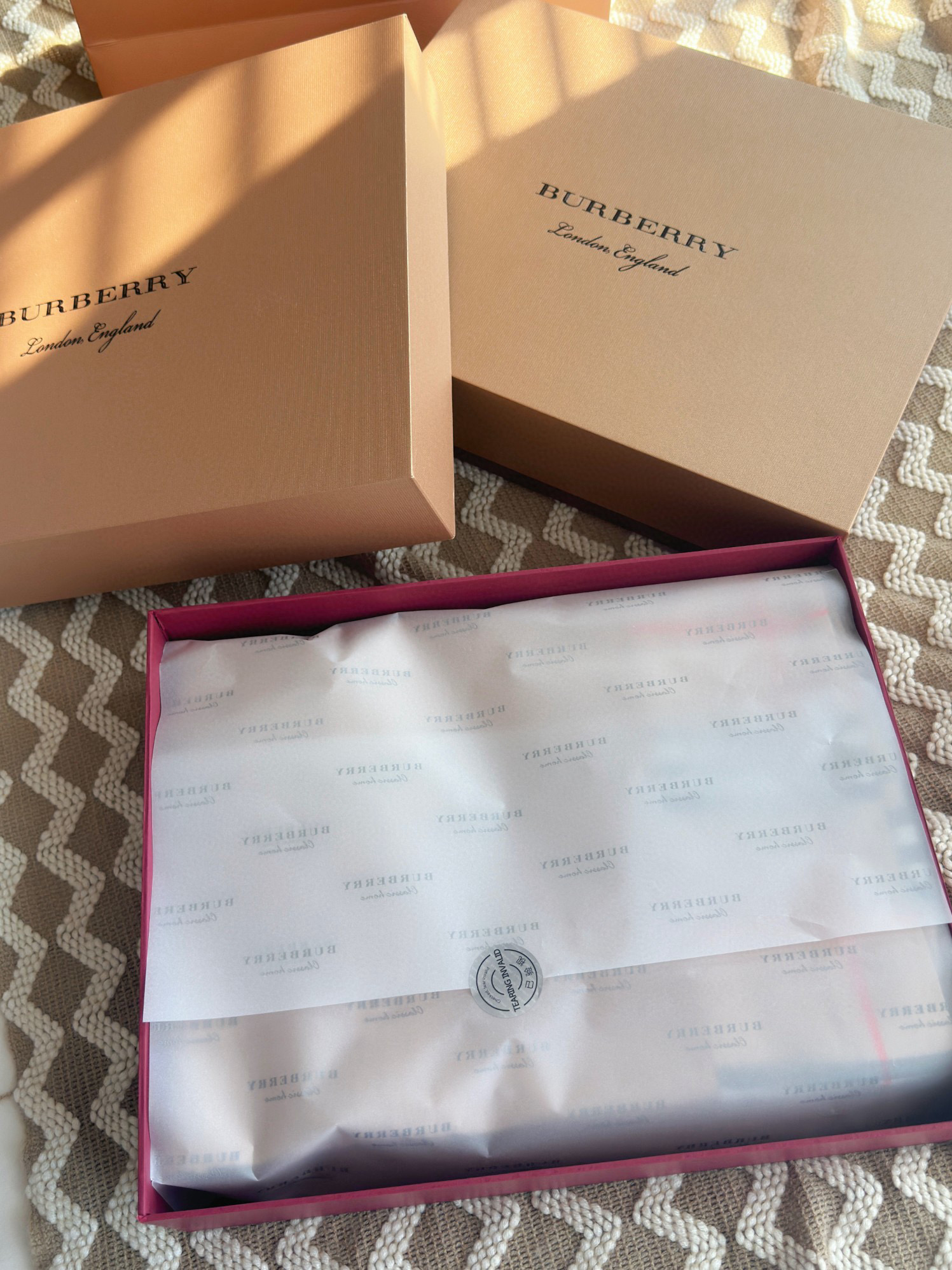 Burberry 버버리 체크 베이지 침구 세트 10