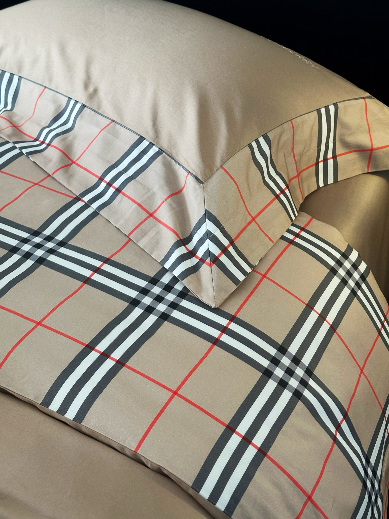 Burberry 버버리 체크 베이지 침구 세트 12