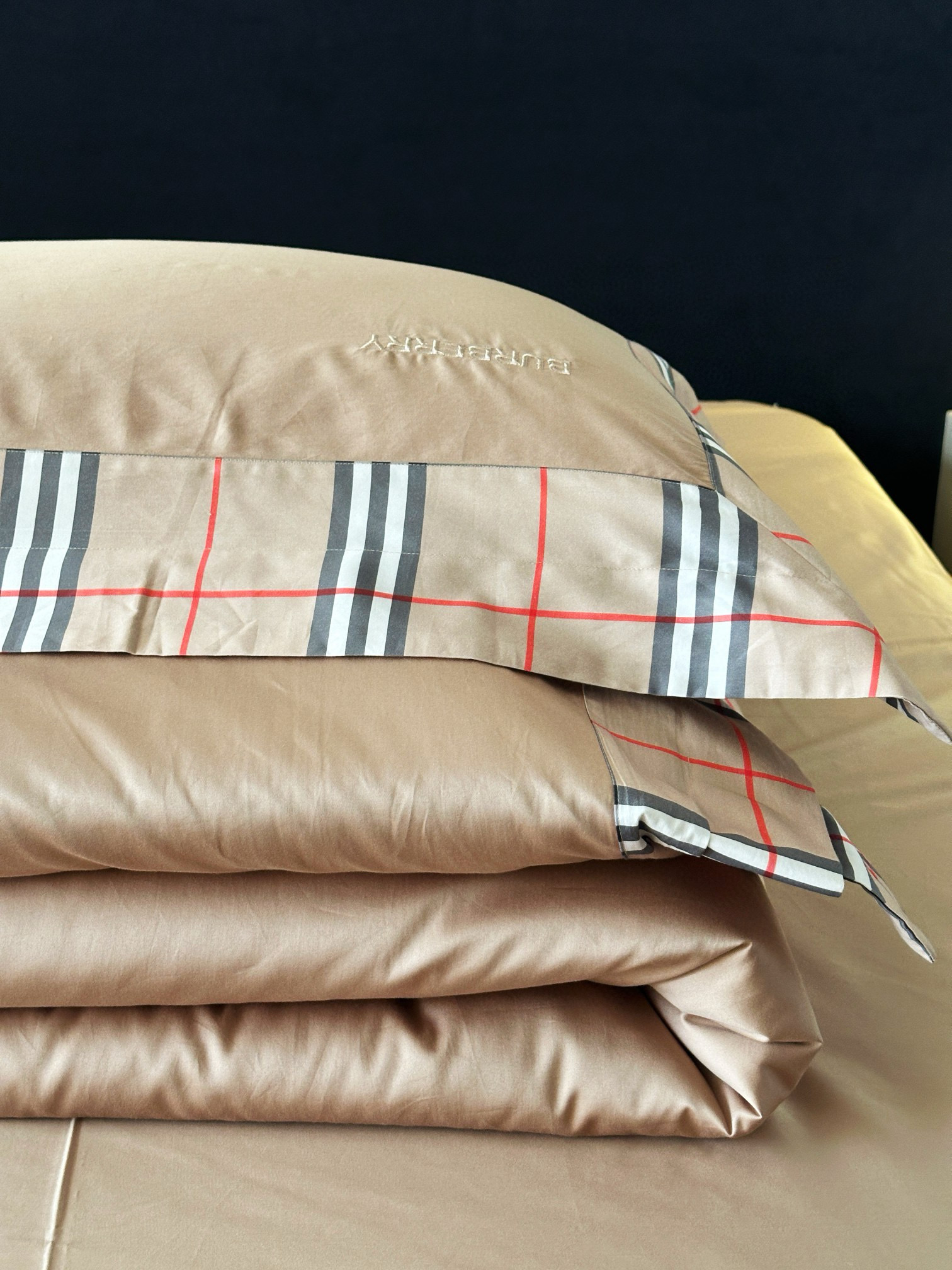 Burberry 버버리 체크 베이지 침구 세트 15
