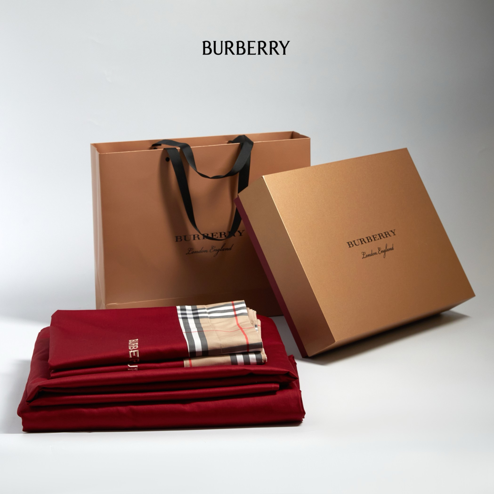 Burberry 버버리 체크 베이지 침구 세트 1