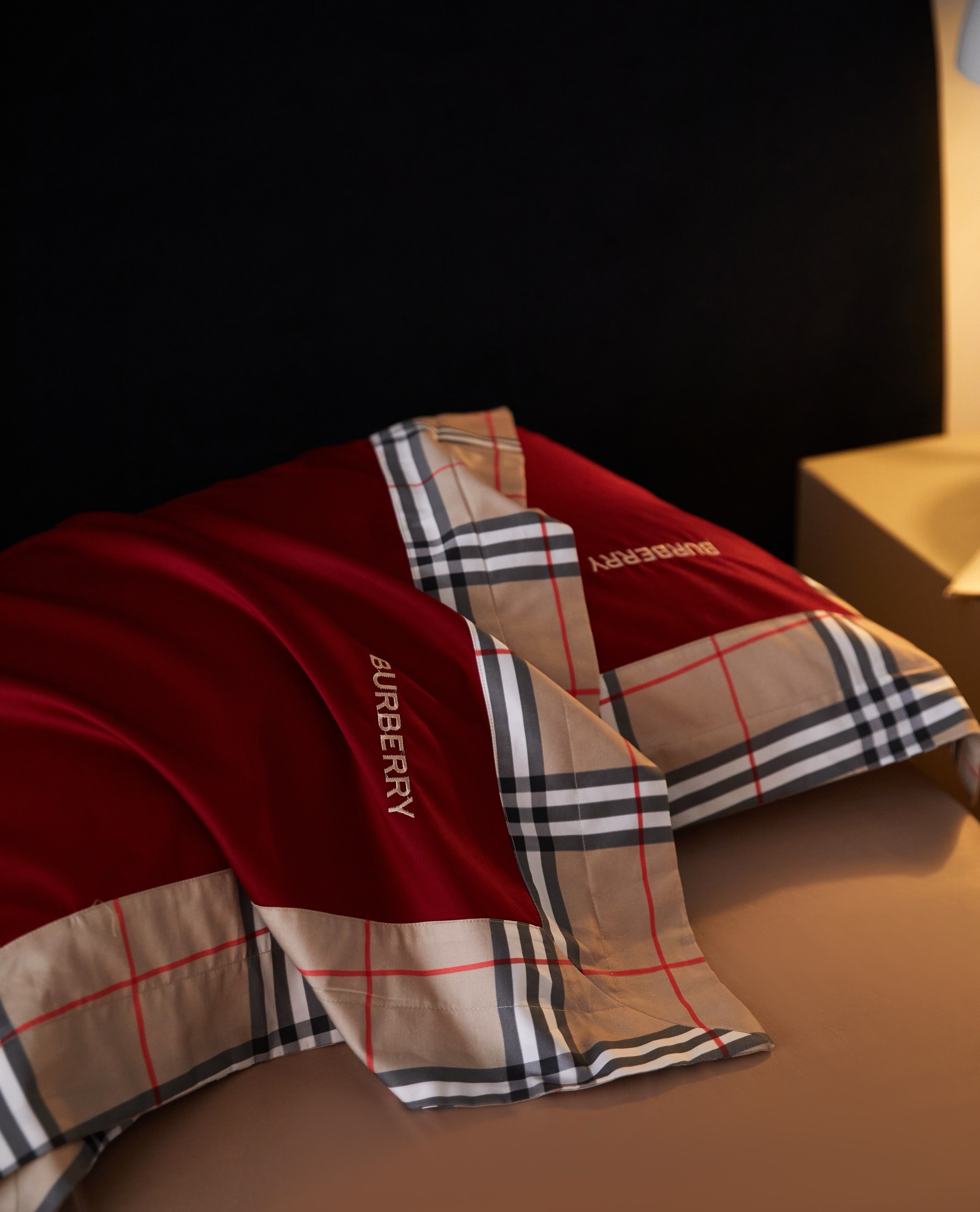 Burberry 버버리 체크 베이지 침구 세트 8