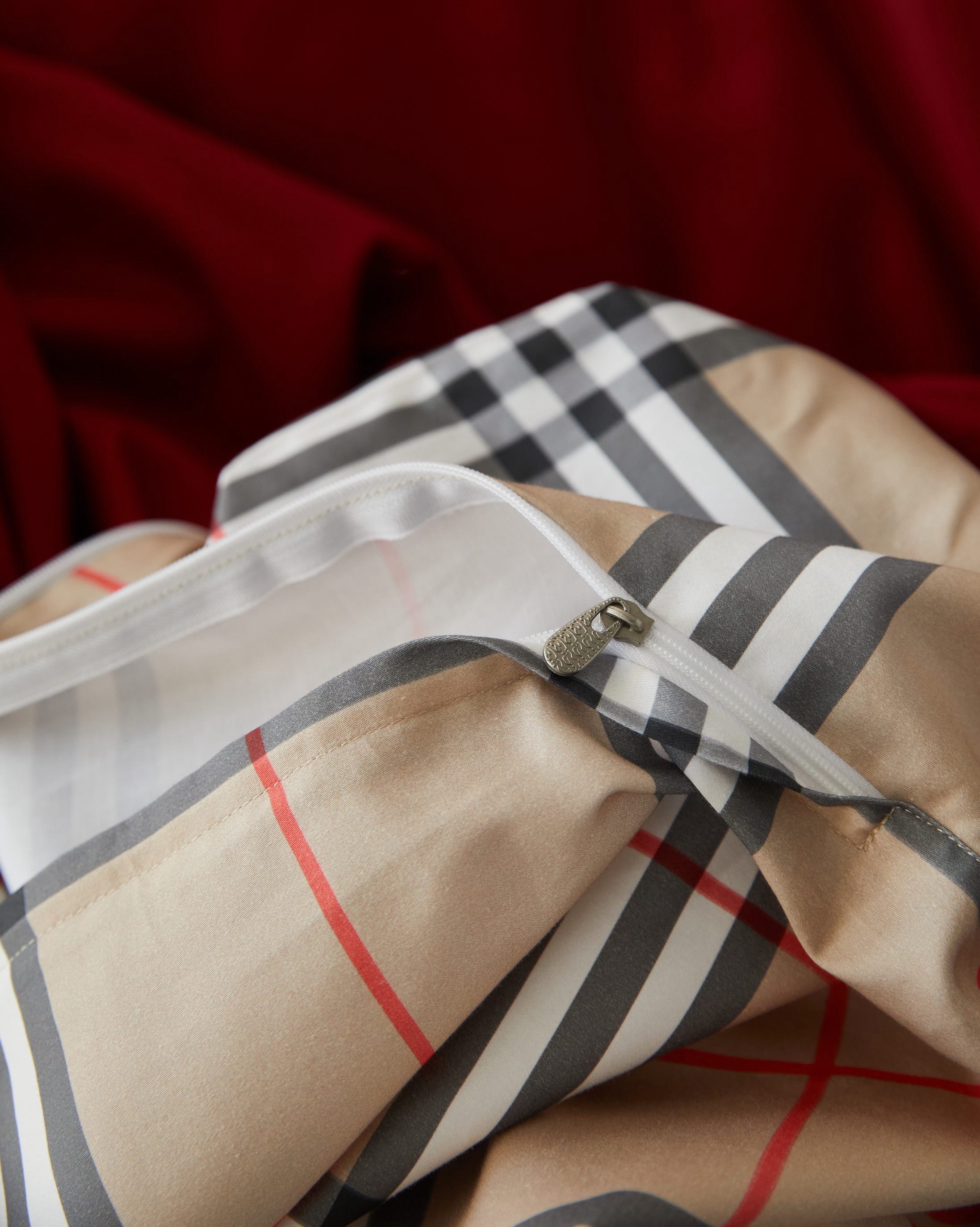 Burberry 버버리 체크 베이지 침구 세트 9