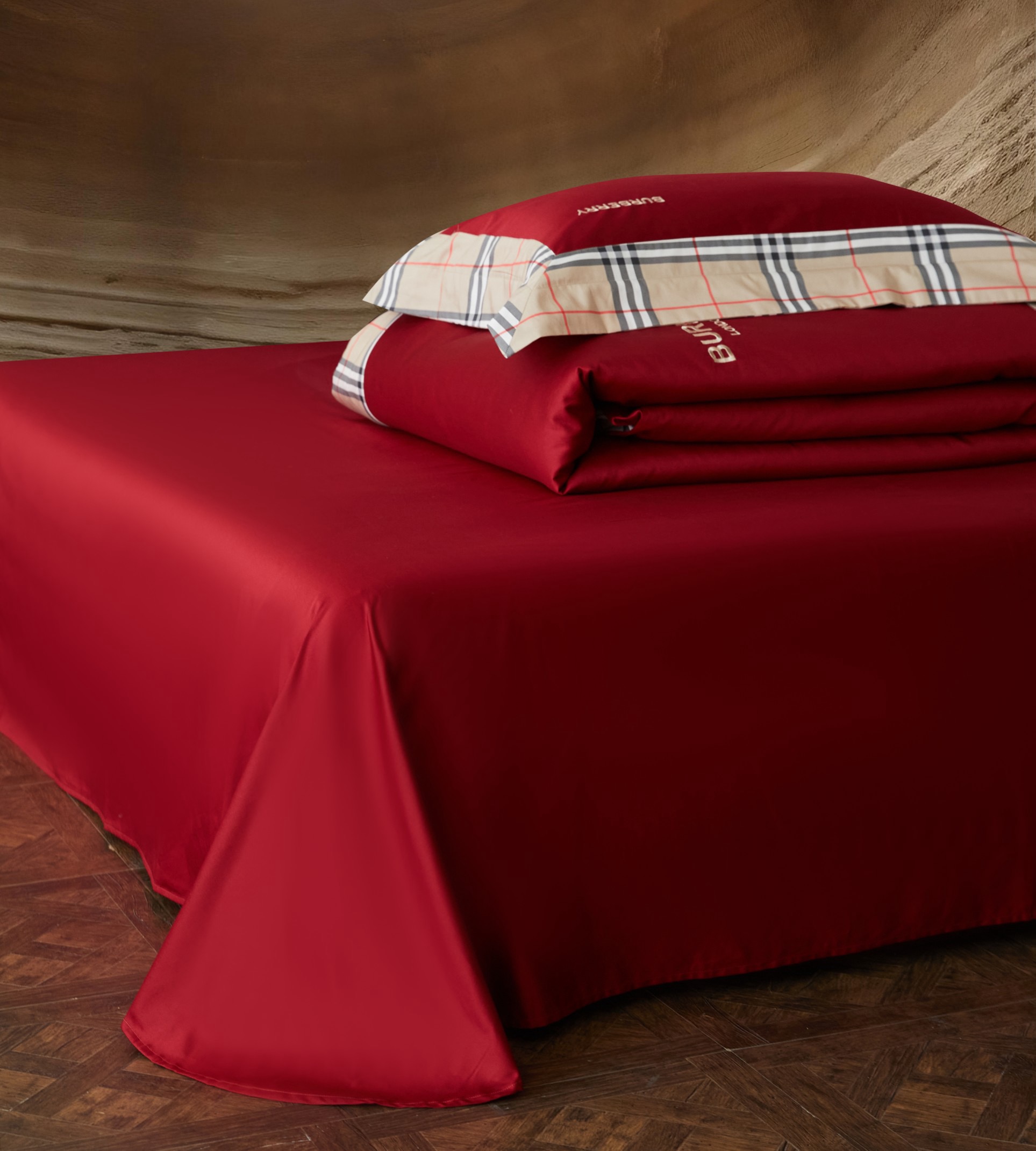 Burberry 버버리 체크 베이지 침구 세트 10