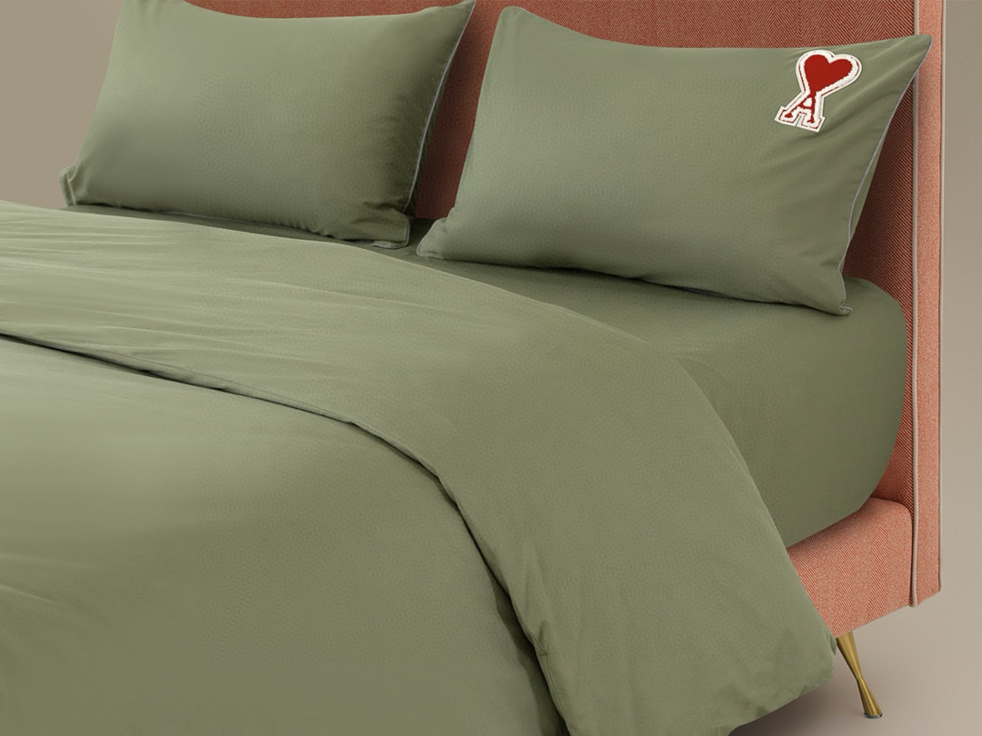 AMI 아미 하트 로고 사계절 침구 4종 세트 6