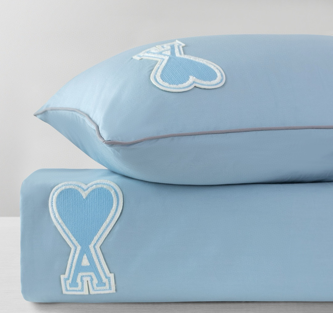 AMI 아미 하트 로고 사계절 침구 4종 세트 7