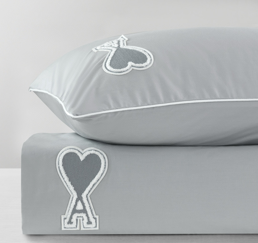 AMI 아미 하트 로고 사계절 침구 4종 세트 7