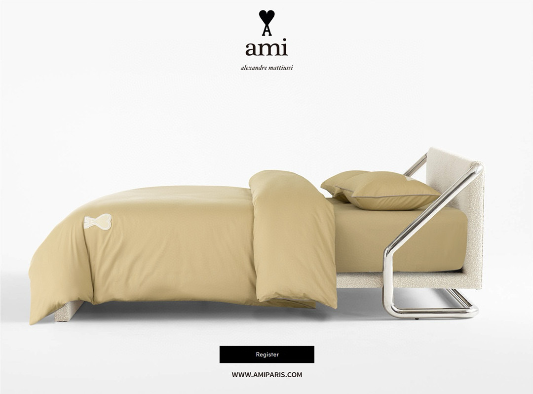 AMI 아미 하트 로고 사계절 침구 4종 세트 5