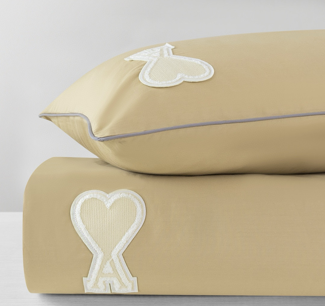 AMI 아미 하트 로고 사계절 침구 4종 세트 7