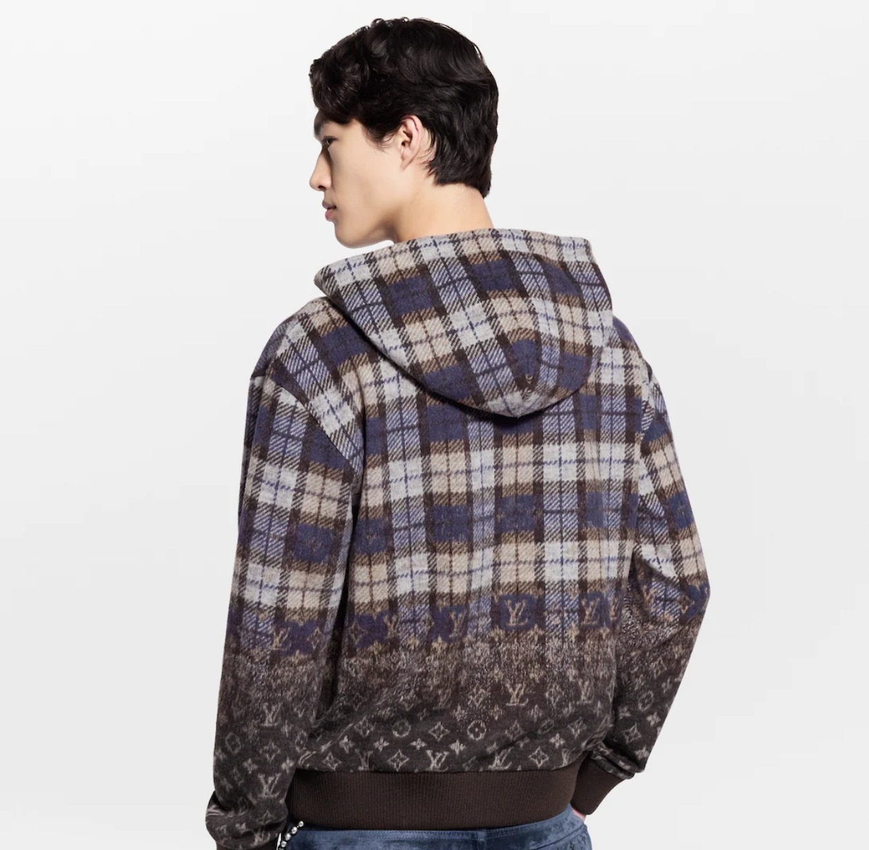 LOUIS VUITTON 루이비통 FW2024 모노그램 페이디드 체크 후드티 3