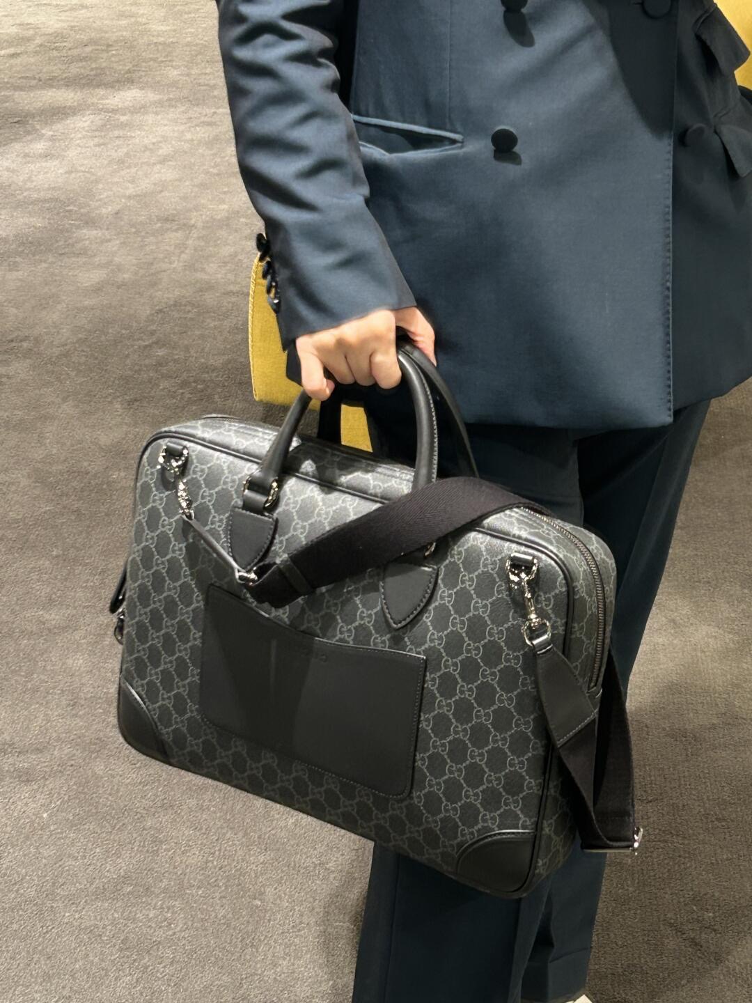 GUCCI 구찌 GG 엠블럼 중형 서류가방 40cm 4