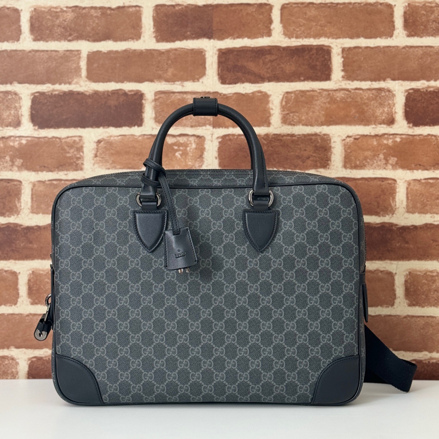 GUCCI 구찌 GG 엠블럼 중형 서류가방 40cm 8