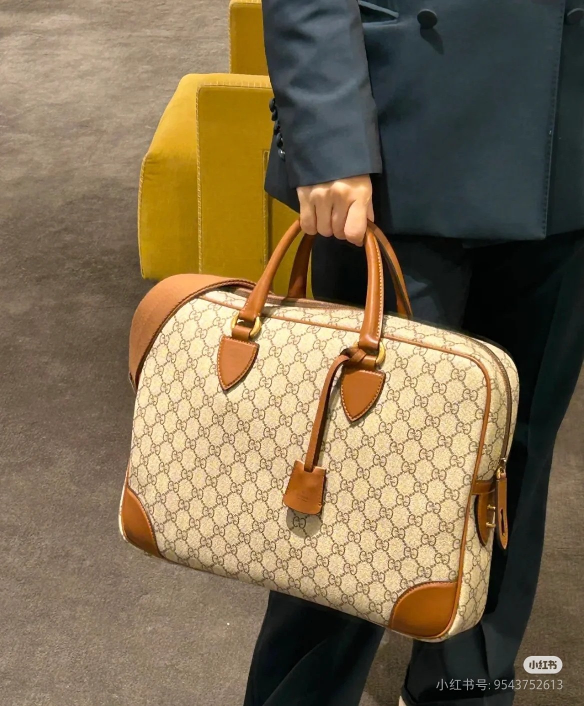 GUCCI 구찌 GG 엠블럼 서류가방 40cm 4