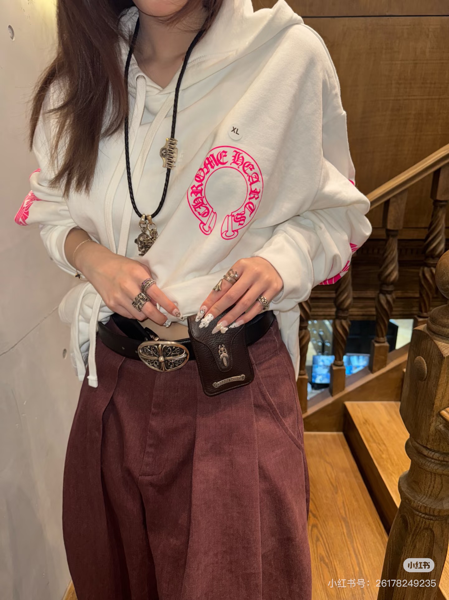 Chrome Hearts 크롬하츠 SS2026 Mattyboy 후드 일체형 핑크 로고 후드티 2