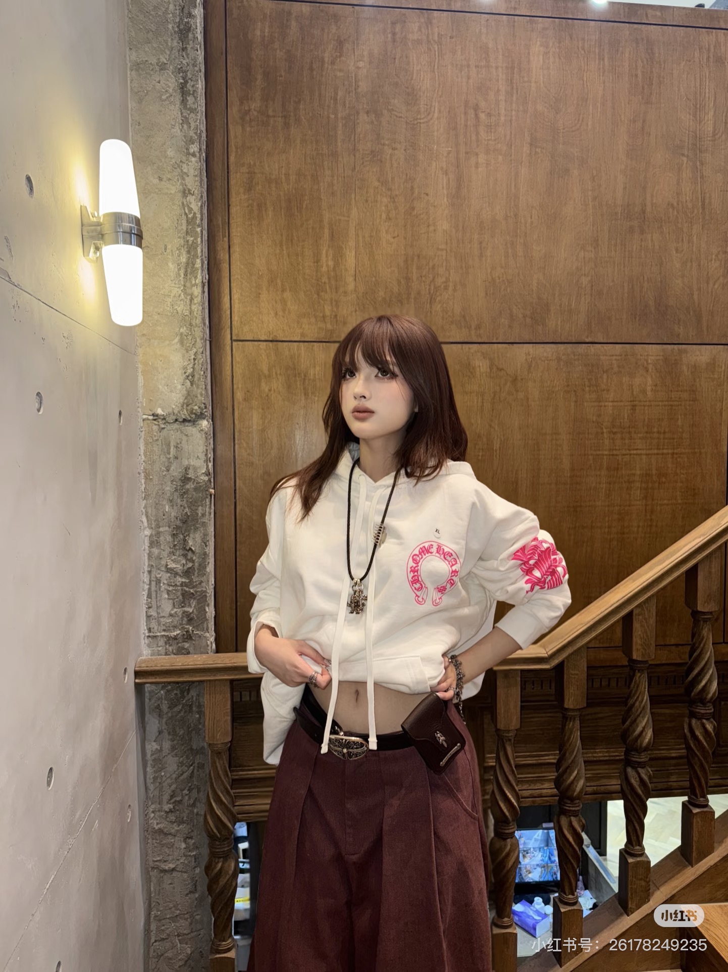 Chrome Hearts 크롬하츠 SS2026 Mattyboy 후드 일체형 핑크 로고 후드티 4