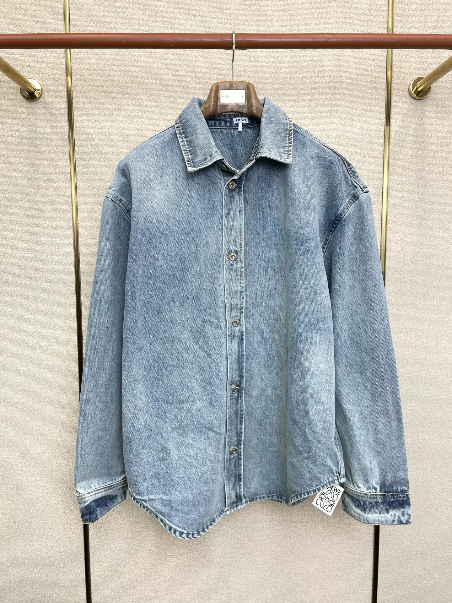 LOEWE 로에베 FW2024 데님 자수 셔츠 1