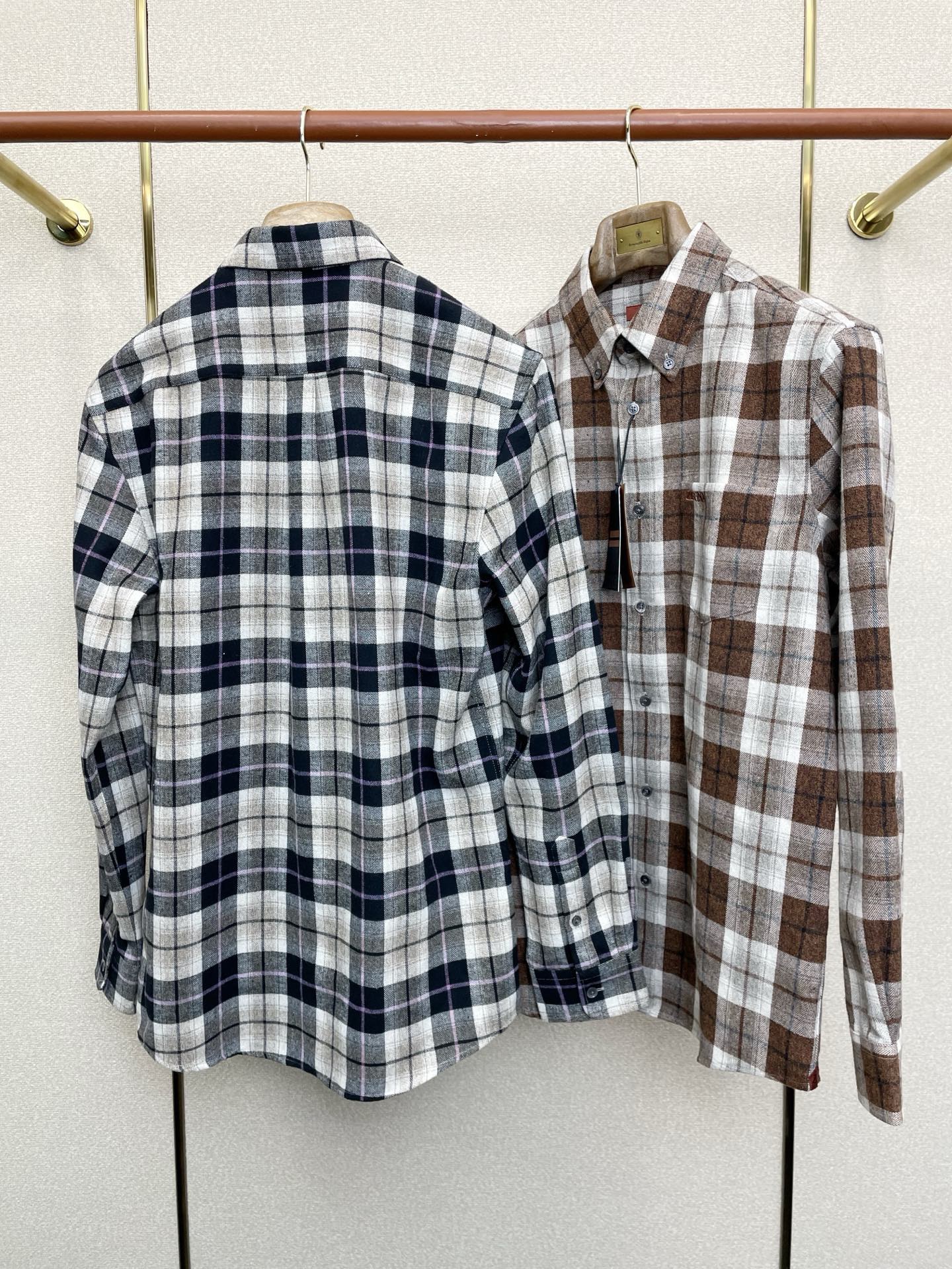 ZEGNA 제냐 FW2024 체크 패턴 셔츠 2