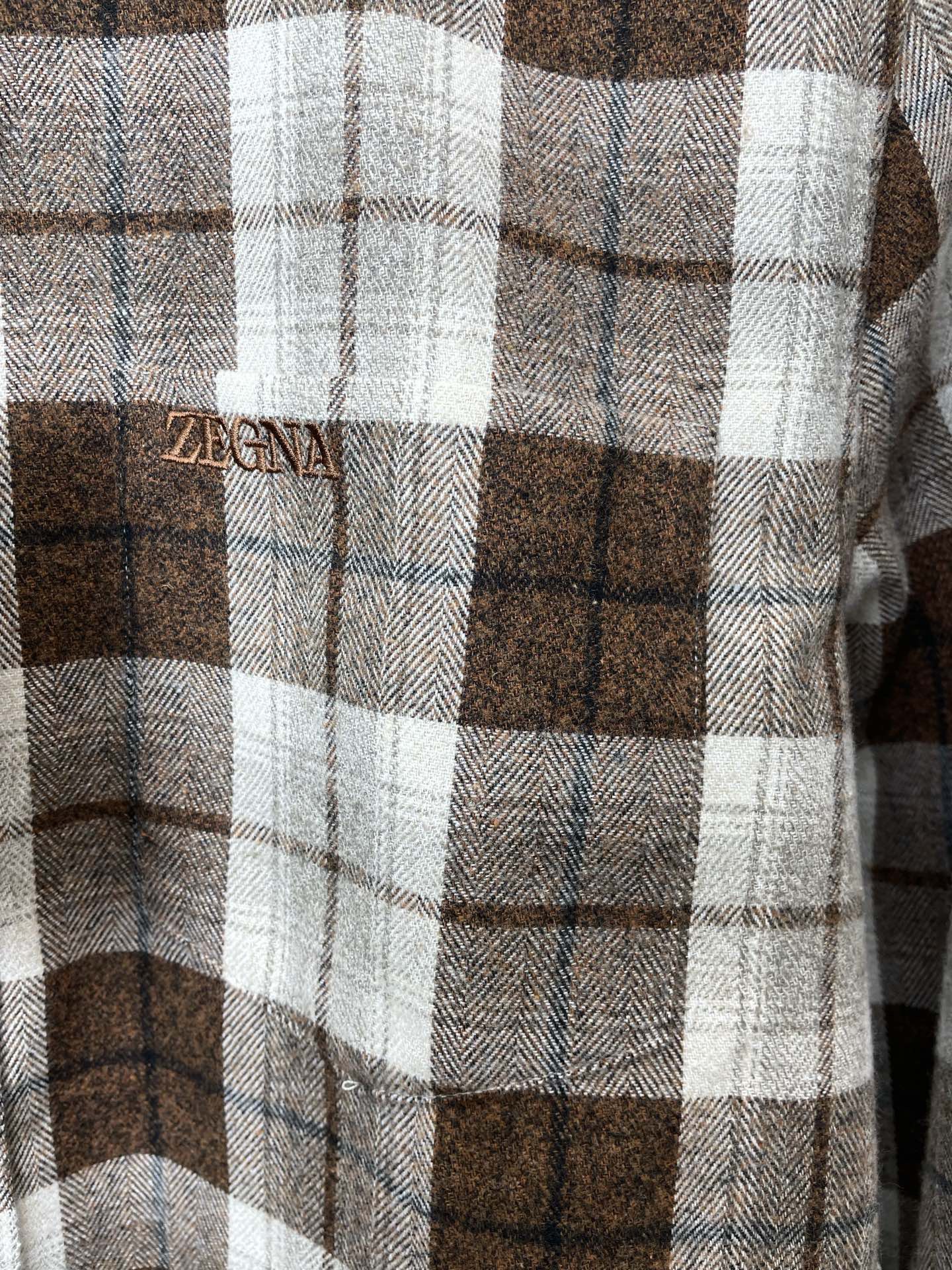 ZEGNA 제냐 FW2024 체크 패턴 셔츠 7