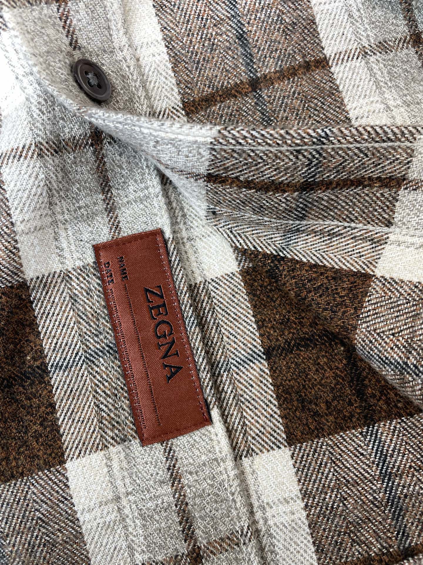 ZEGNA 제냐 FW2024 체크 패턴 셔츠 9