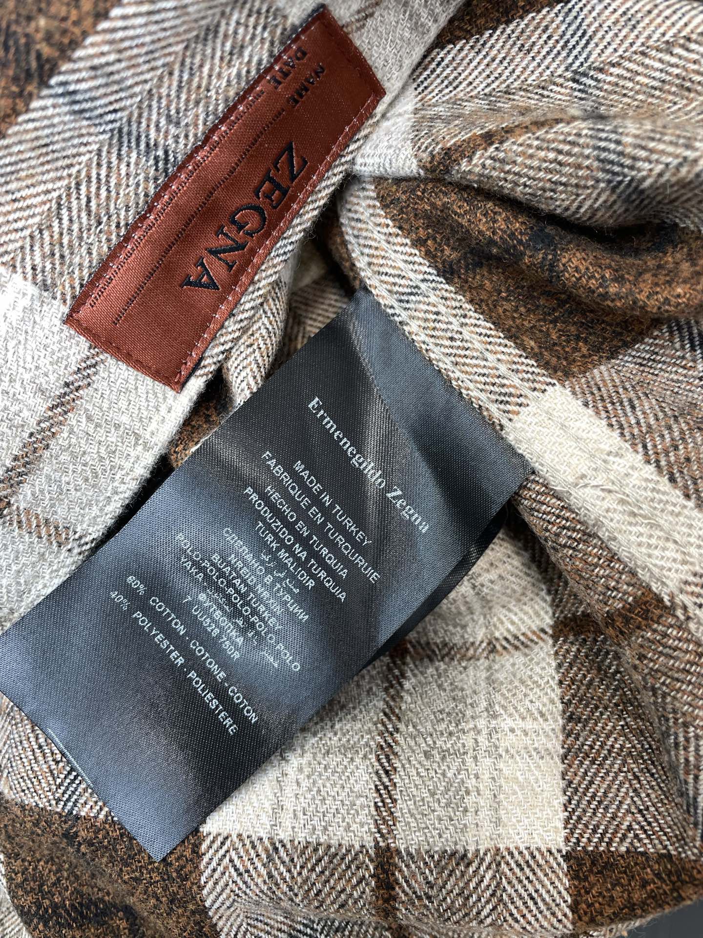 ZEGNA 제냐 FW2024 체크 패턴 셔츠 10