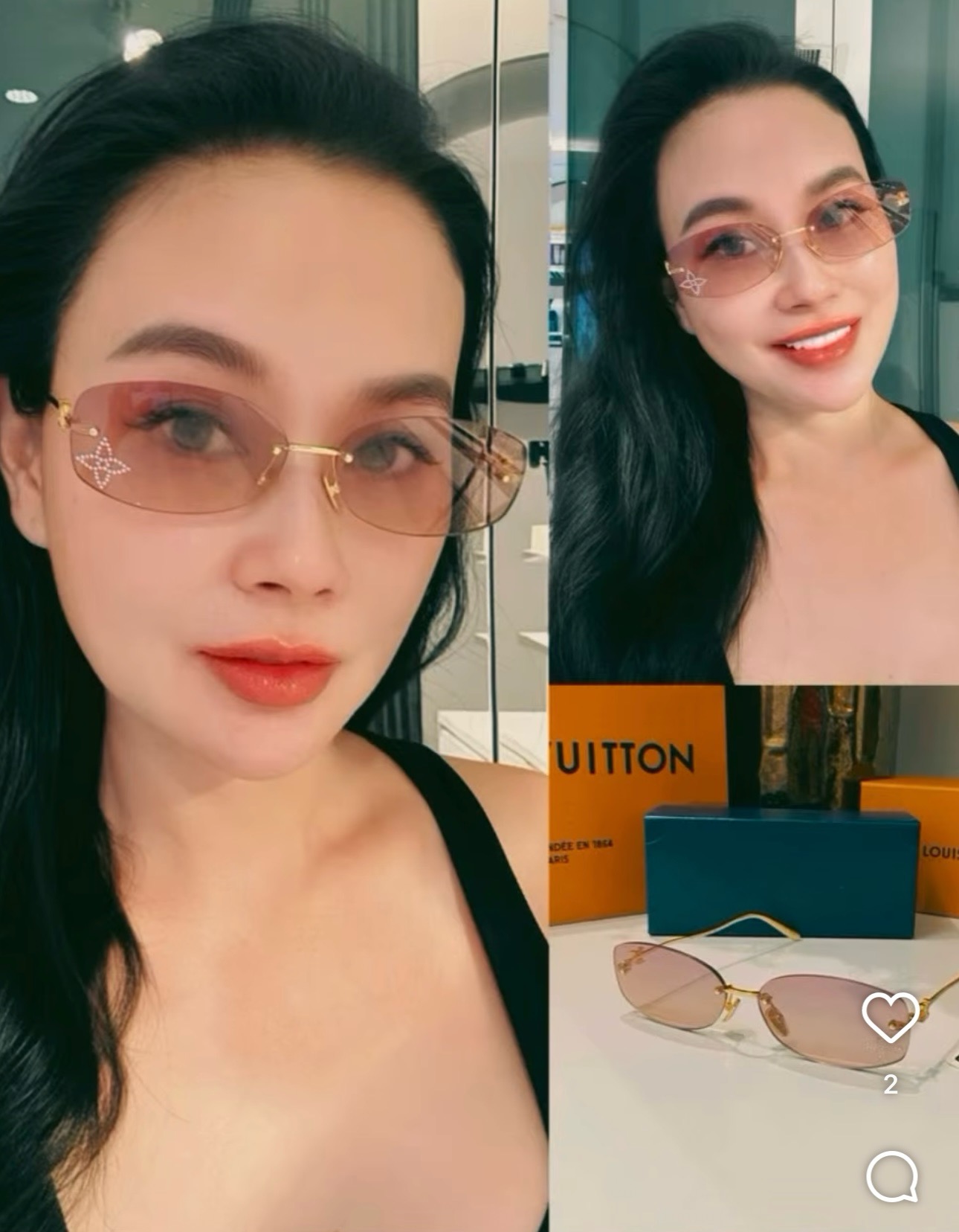 LOUIS VUITTON 루이 비통 림리스 메탈 선글라스 10