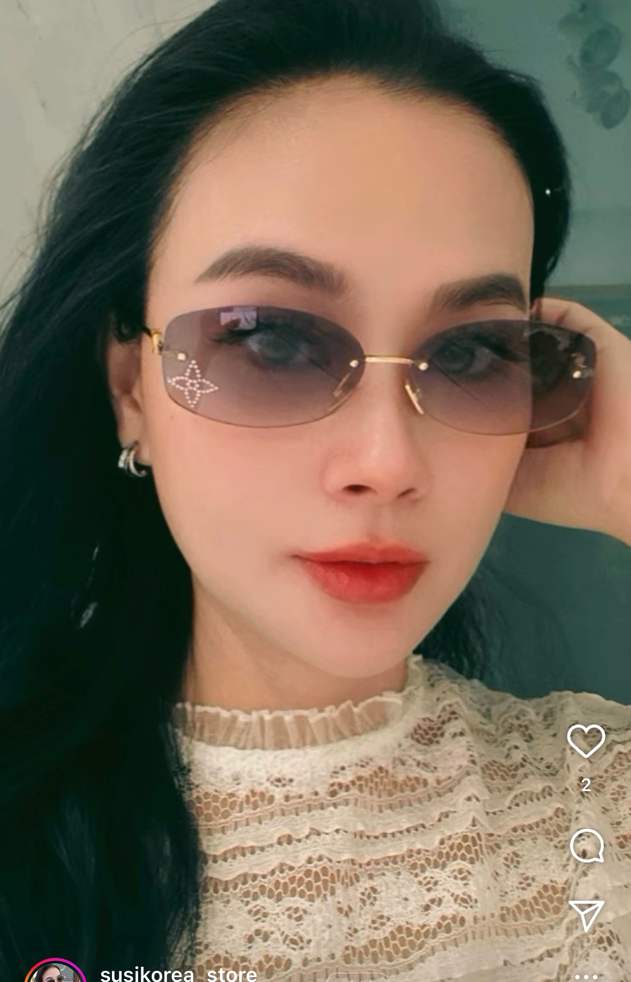 LOUIS VUITTON 루이 비통 림리스 메탈 선글라스 12