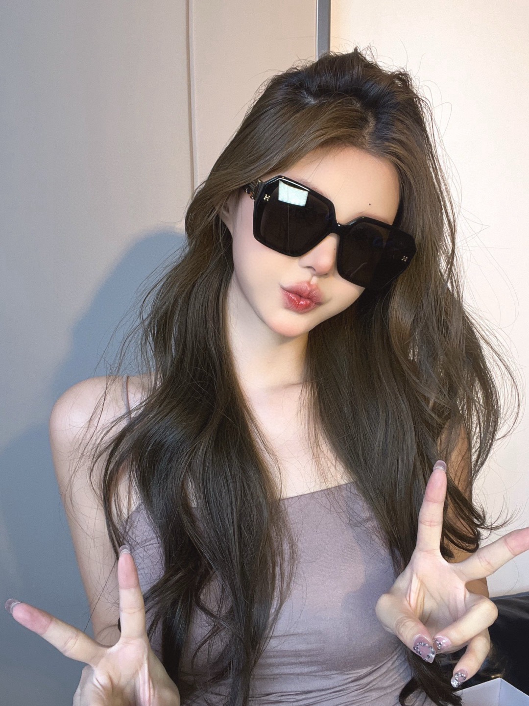 HERMÈS 에르메스 스퀘어 아세테이트 선글라스 5