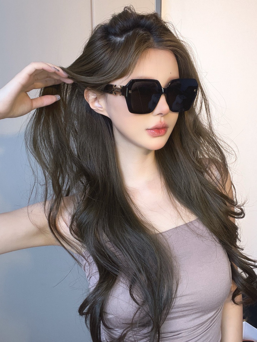 HERMÈS 에르메스 스퀘어 아세테이트 선글라스 6