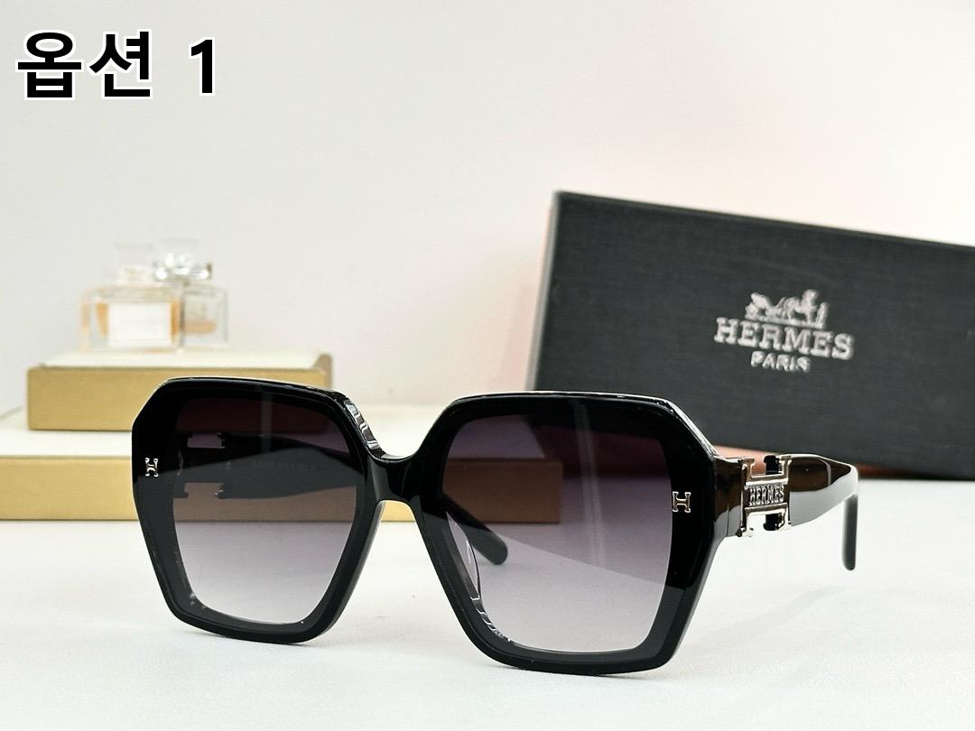 HERMÈS 에르메스 스퀘어 아세테이트 선글라스 9