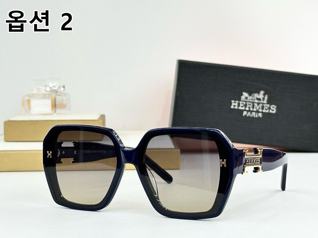 HERMÈS 에르메스 스퀘어 아세테이트 선글라스 10